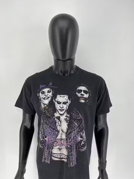 DC Comics Vintage Y2K Joker T-Shirt The Dark Knight Batman Size US L / EU 52-54 / 3 - 7 Thumbnail