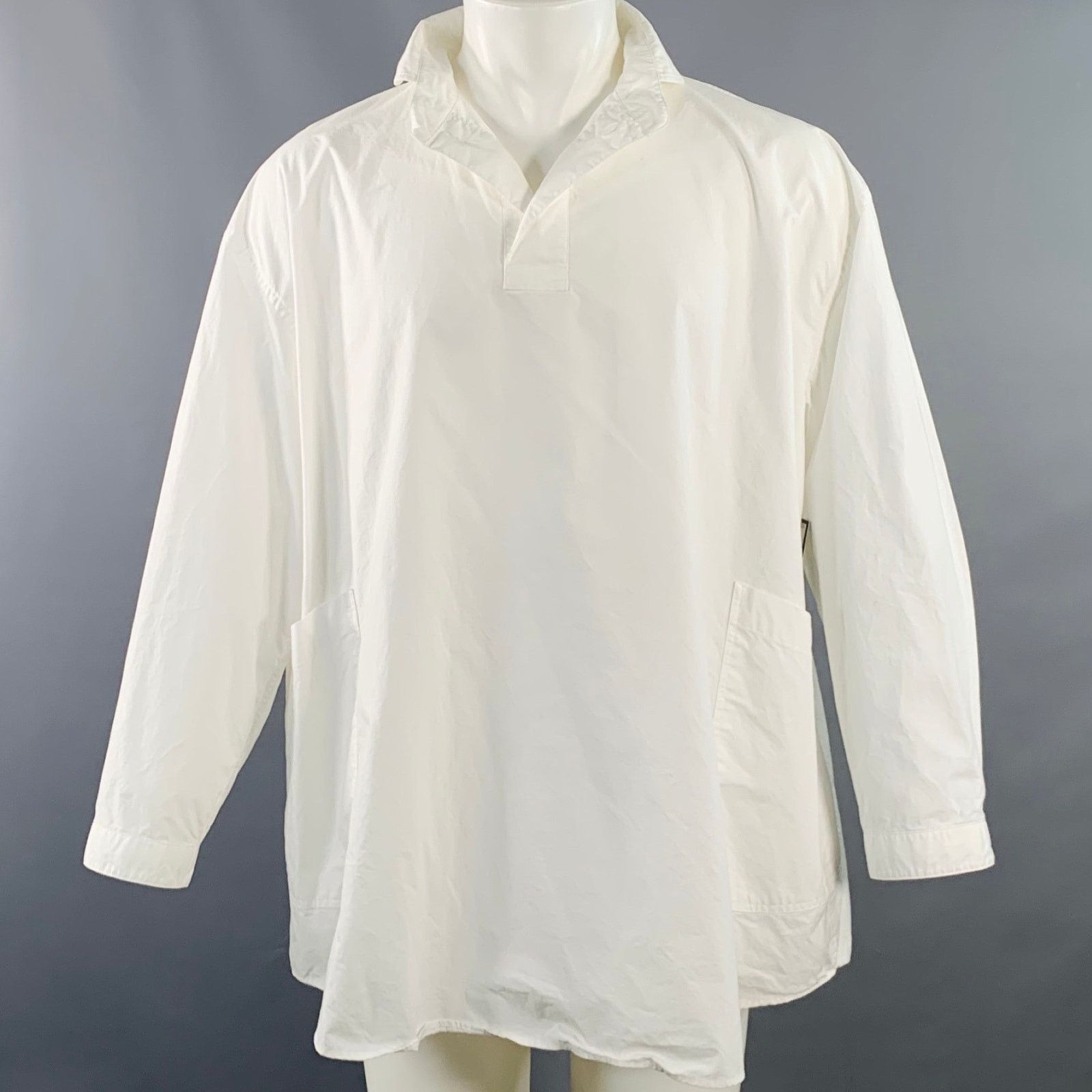 Other LOLO LIKE Size M White Cotton Club Collar Pullover Size US M / EU 48-50 / 2 - 1 Thumbnail