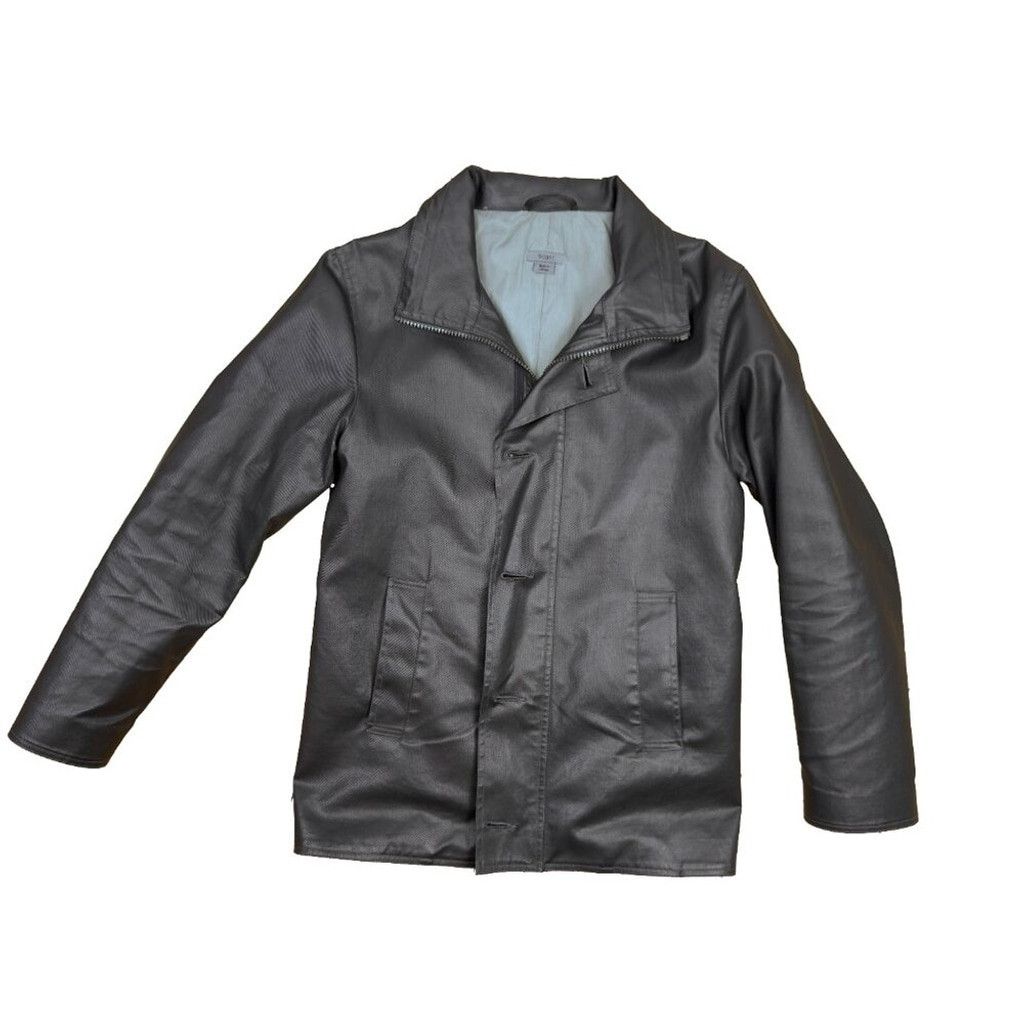 M0851 M0851 Cotton Coated Contemporary Designer Black Jacket sz S Size US S / EU 44-46 / 1 - 10 Thumbnail