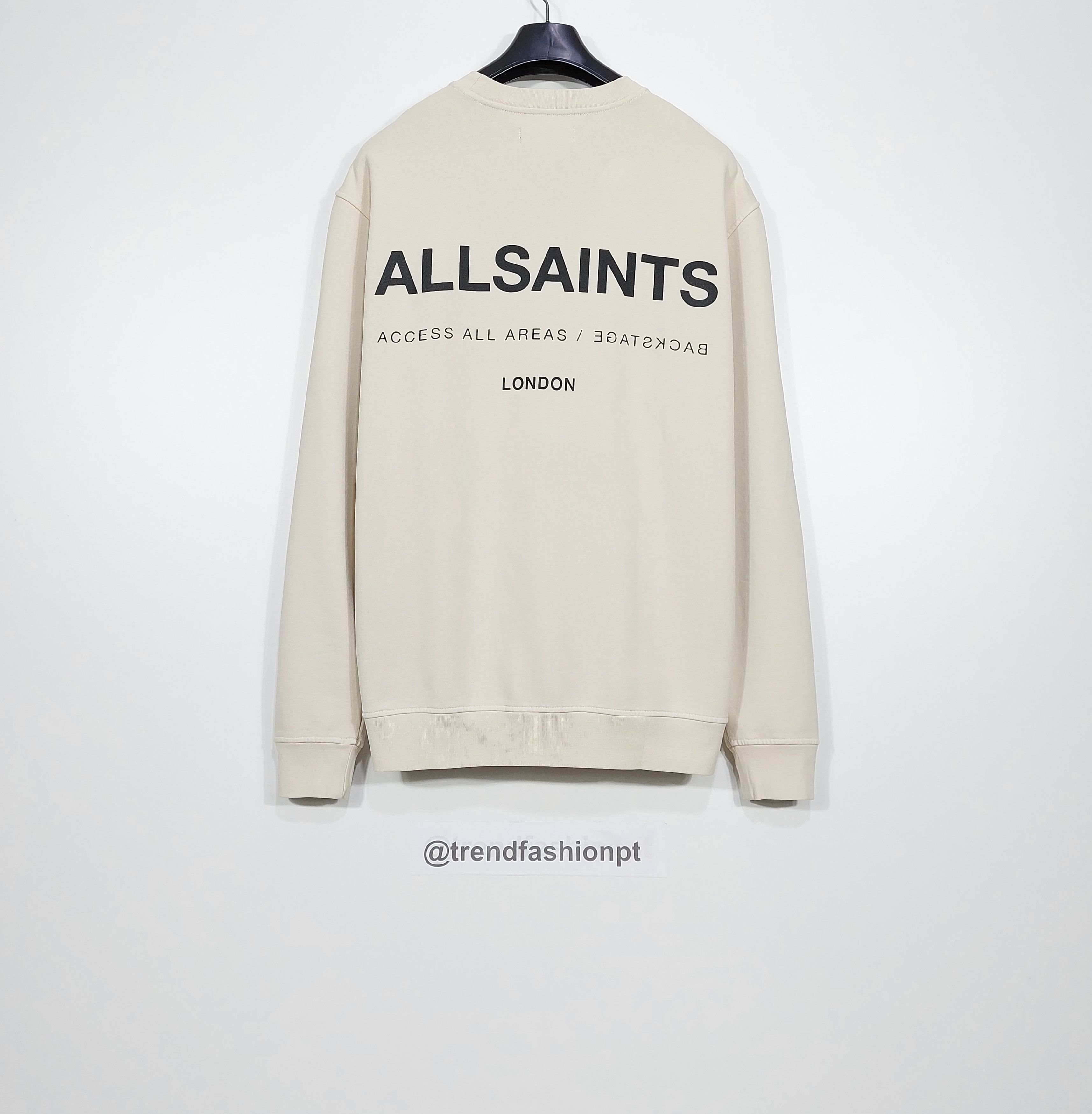 Allsaints access all areas crewneck sweatshirt - bailey taupe M Size US M / EU 48-50 / 2 - 6 Thumbnail