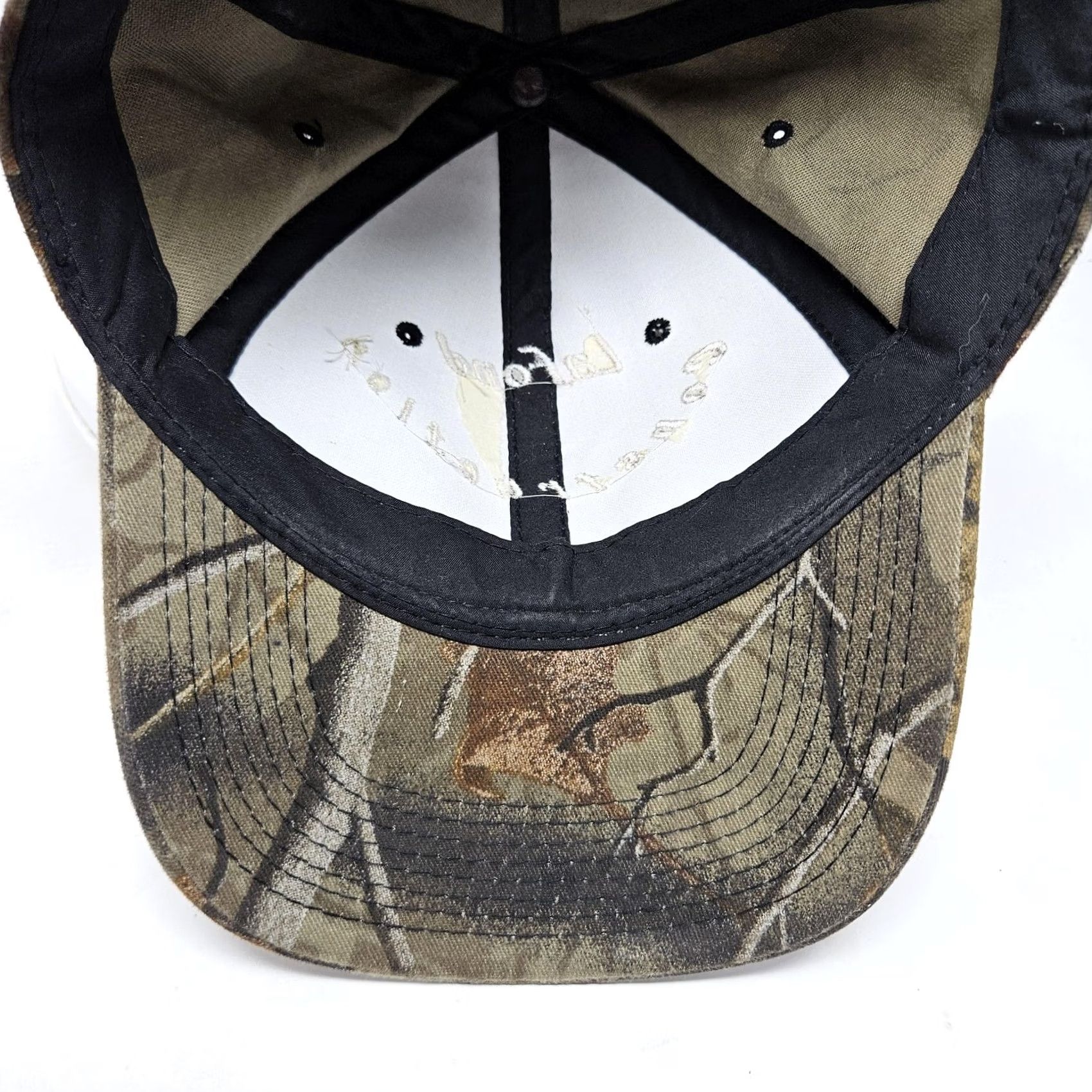 Vintage LaFond Construction Hat Cap Snap Back One Size Camouflage Advertising Embroidered Mens Size ONE SIZE - 6 Thumbnail