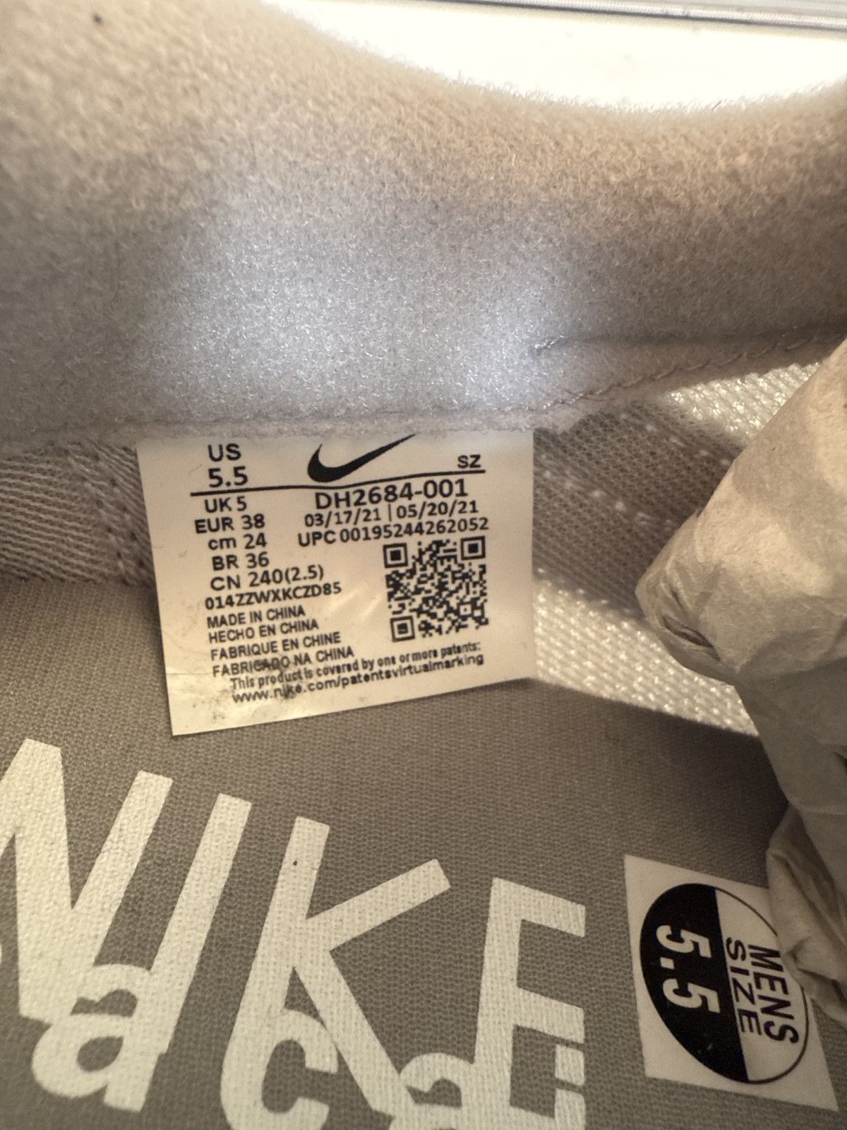 Fragment Design × Nike × Sacai Nike x Sacai x Fragment LD Waffle in Grey Size 5.5 US M Size US 5.5 / EU 38 - 6 Thumbnail