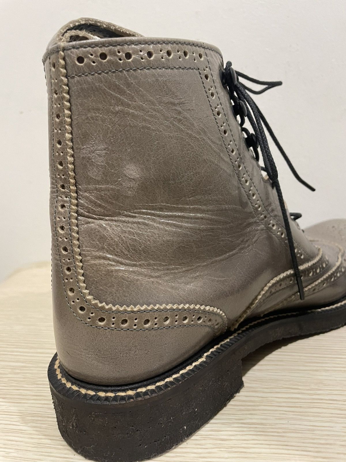 Dry Bones 603 DSHC008 Dry Bones Wingtip Boots Size US 8.5 / EU 41-42 - 6 Thumbnail