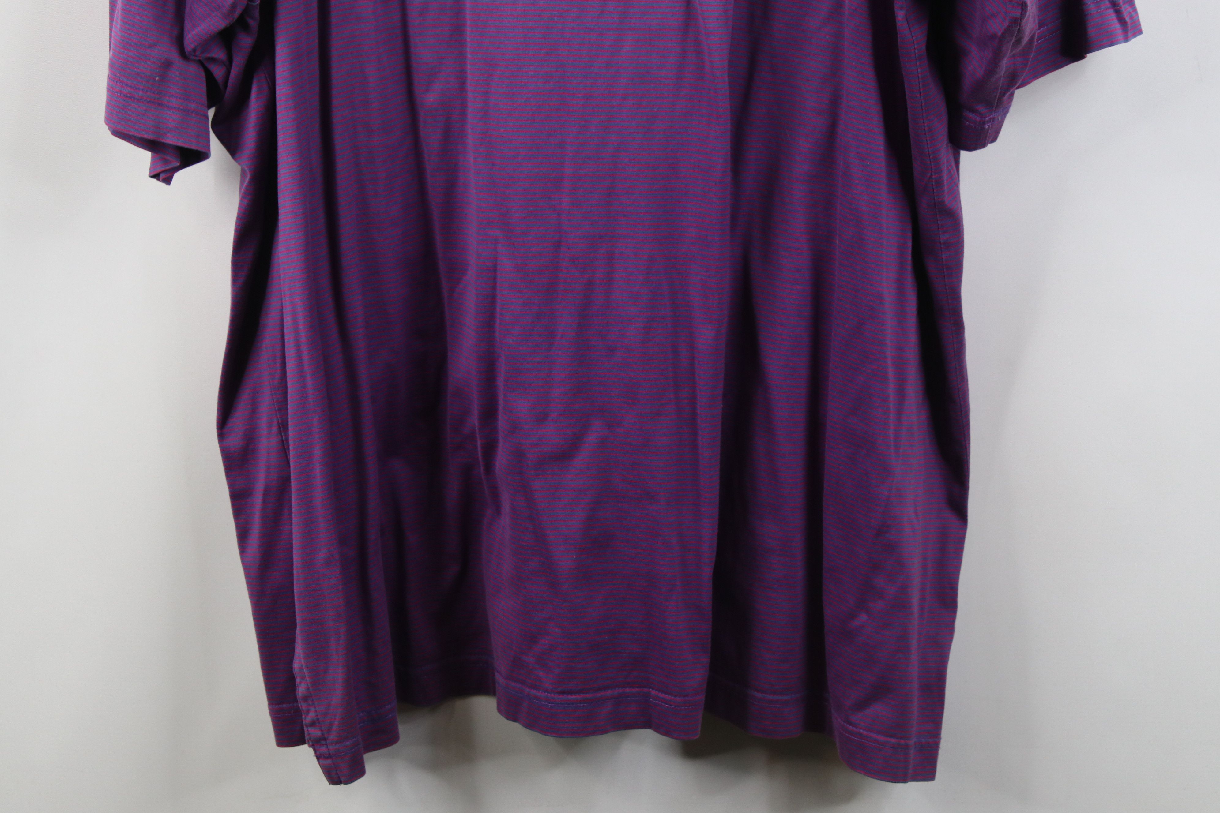 Vintage Vintage Country Club Ohio Striped Soft Knit Golf Polo Shirt Size US XXL / EU 58 / 5 - 16 Thumbnail