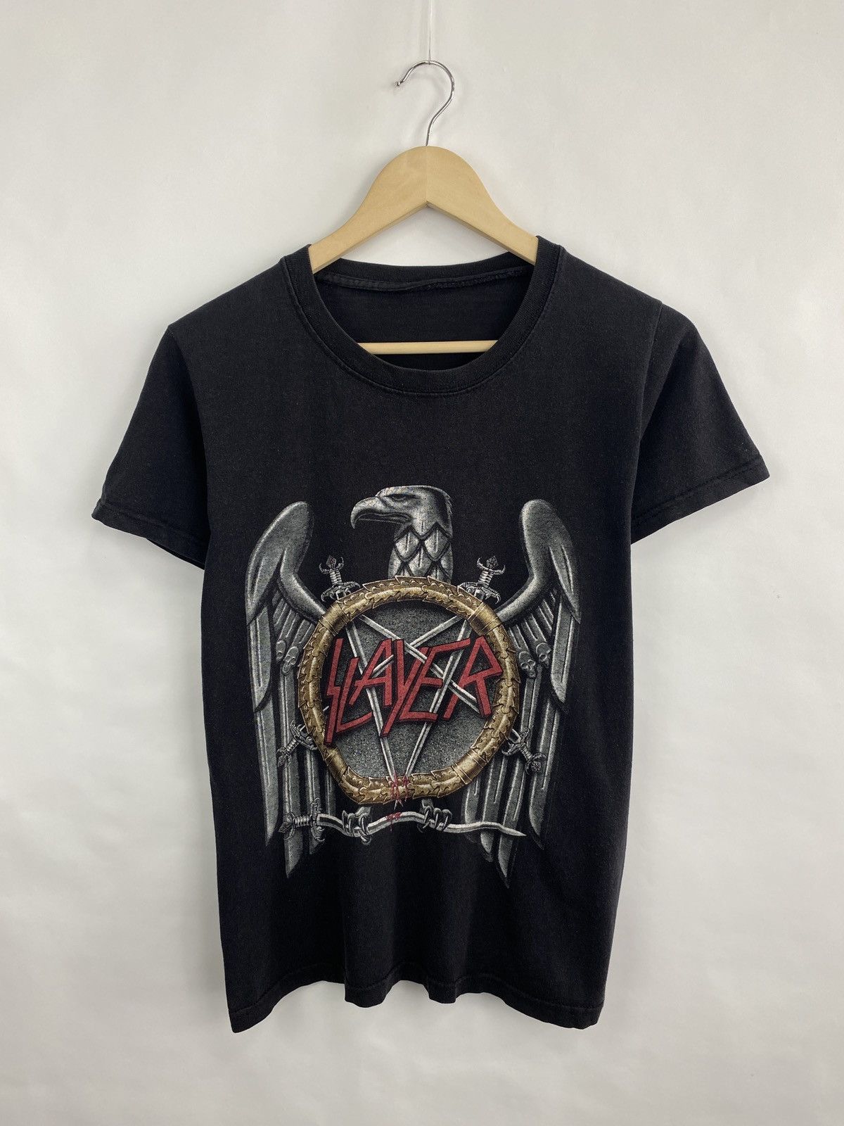Slayer 🇺🇸 Vintage Y2K Slayer Rock Band T-Shirt Retro Rare Hype Size US S / EU 44-46 / 1 - 3 Thumbnail