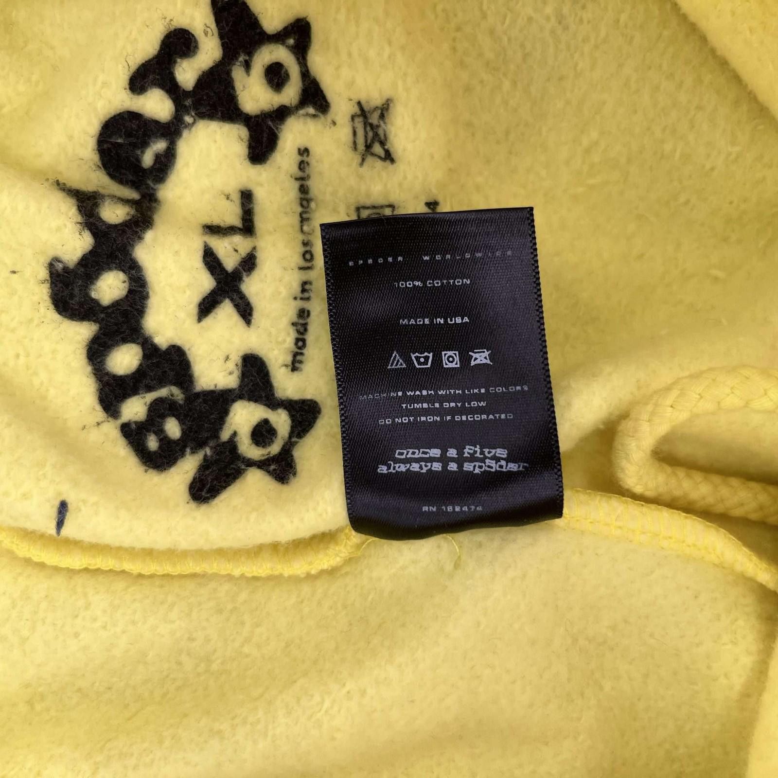 Sp5der Sp5der 5Star Sweatpants XL Yellow Size US 36 / EU 52 - 6 Thumbnail