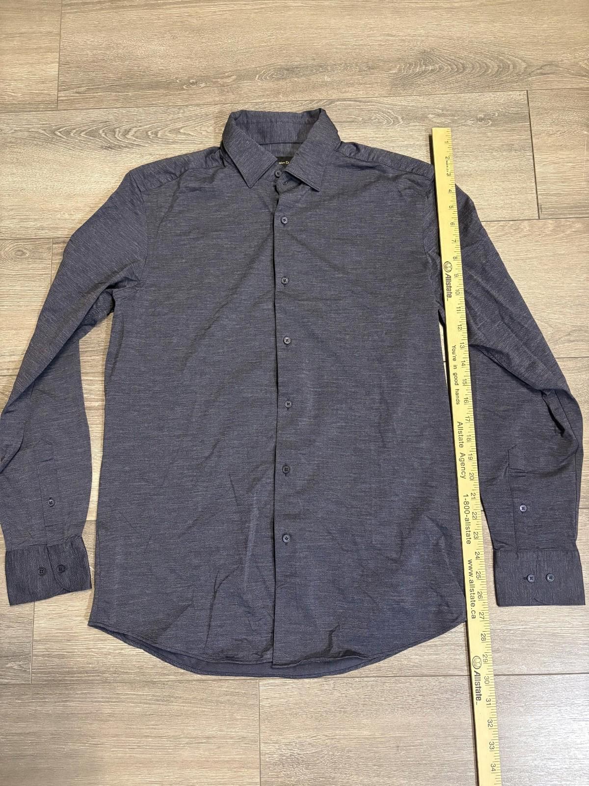 Massimo Dutti MASSIMO DUTTI Blue Button Up Shirt Mens•M Italian Fabric Size US M / EU 48-50 / 2 - 3 Thumbnail