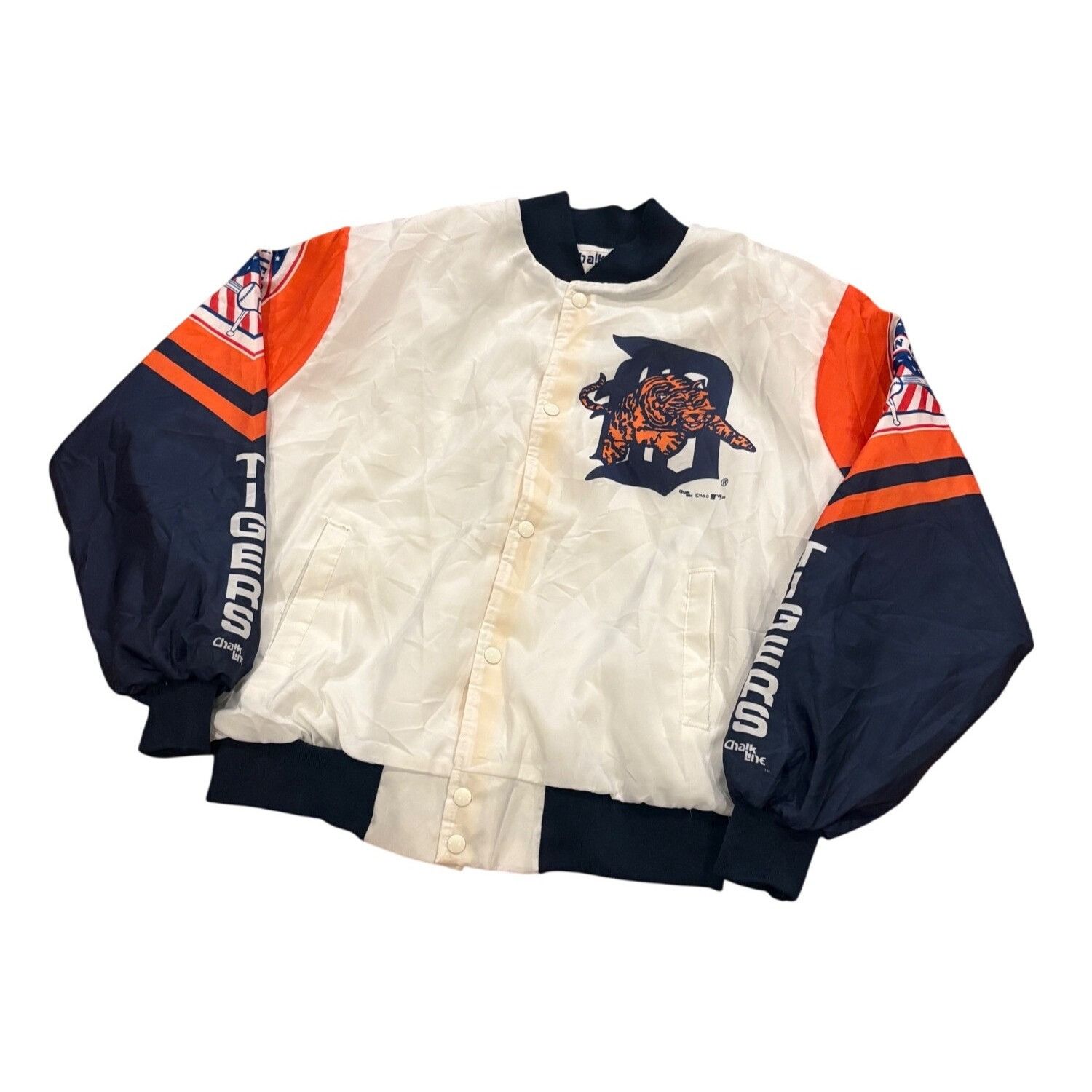 Chalk Line Vintage 1989 Rare Chalk Line Detroit Tigers MLB Fanimation J Size US XL / EU 56 / 4 - 4 Thumbnail