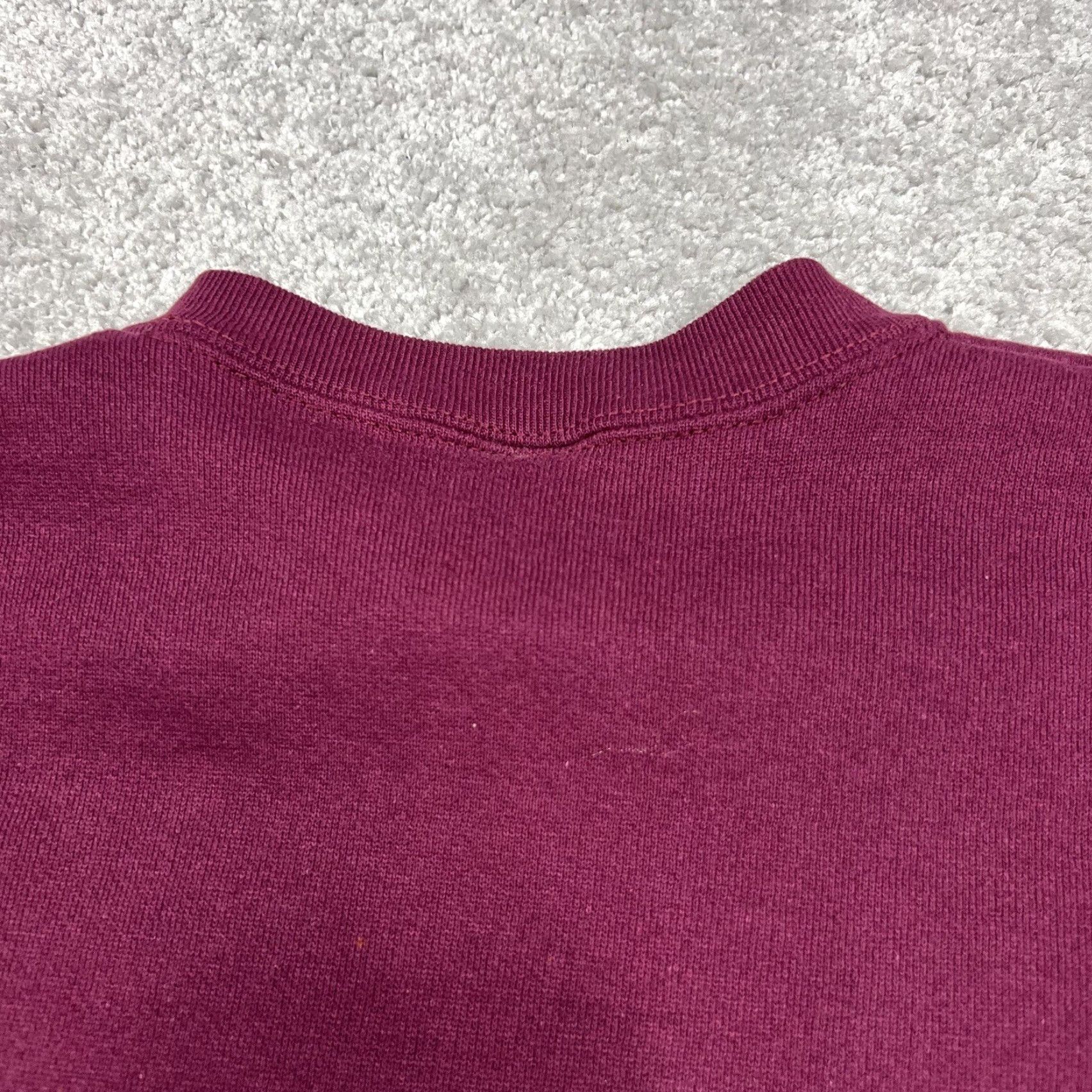 Vintage VINTAGE Discus Athletic Harvard Sweatshirt Adult Large Maroon Crewneck Cotton Blend USA Nike? Size US L / EU 52-54 / 3 - 7 Thumbnail