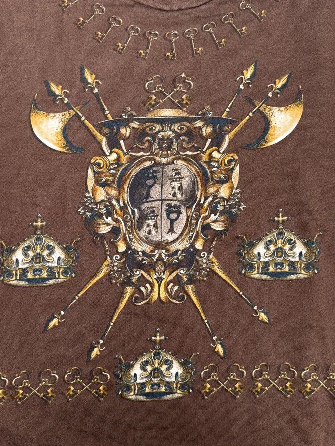 Dolce & Gabbana AW2014 Dolce & Gabbana Brown Knight Axe Sweater Size US M / EU 48-50 / 2 - 7 Thumbnail