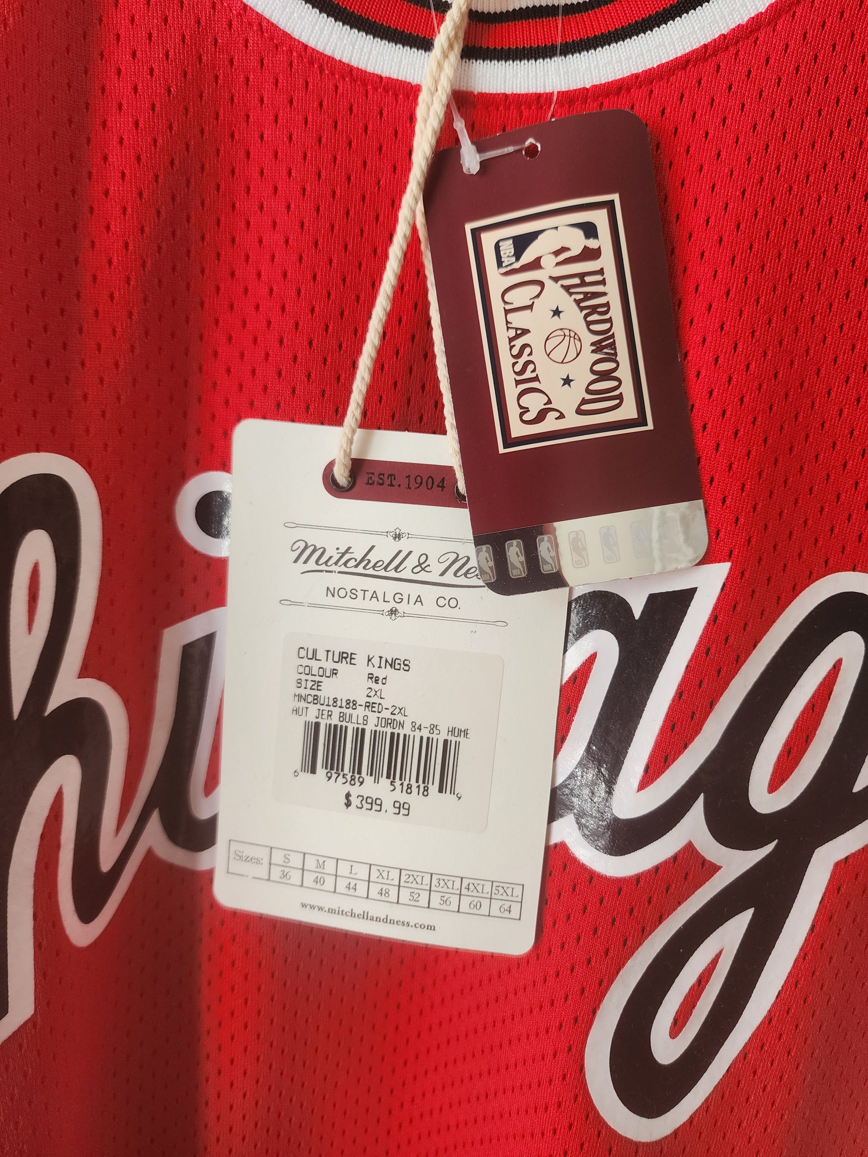 Mitchell & Ness Michael Jordan Bulls '84-'85 Mitchell & Ness NBA Jersey Size US XXL / EU 58 / 5 - 5 Thumbnail