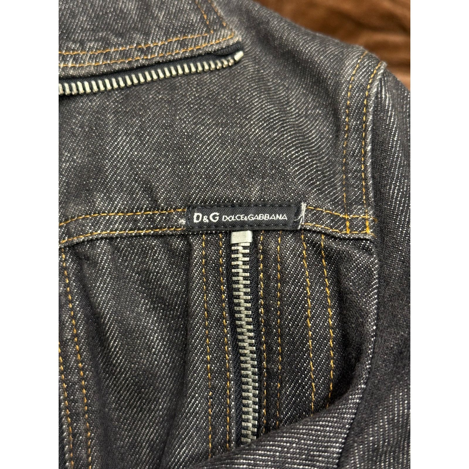 Dolce & Gabbana S/S2004 Dolce & Gabbana full zip denim jacket Size L / US 10 / IT 46 - 9 Thumbnail