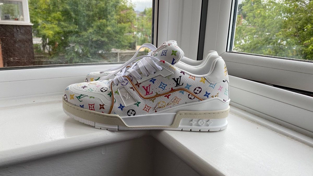 Louis Vuitton × Takashi Murakami LV x TM Trainer Sneaker Size US 9 / EU 42 - 3 Thumbnail