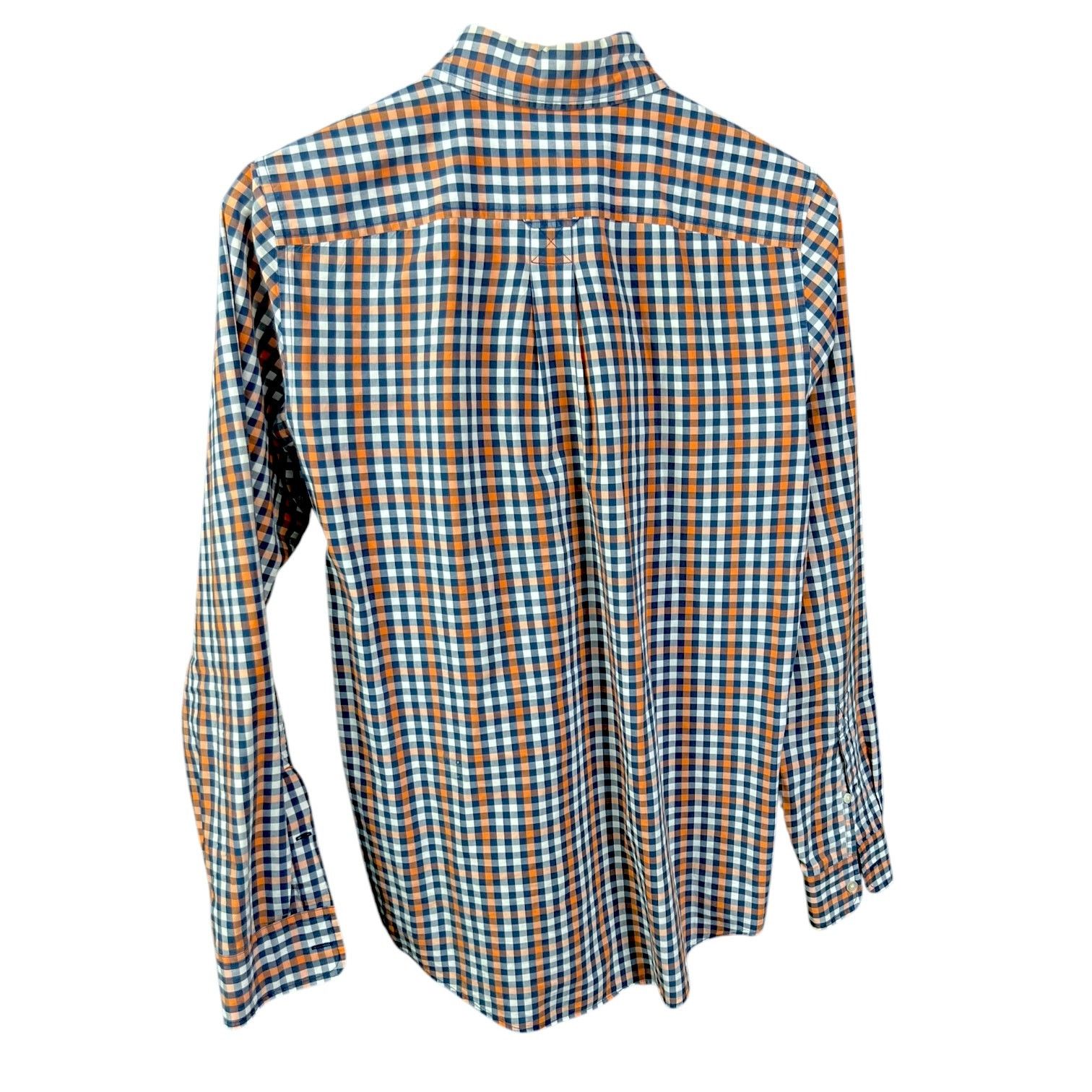 Jack Spade Men's Jack Spade Orange Gingham Button-Up Shirt - S - $190 Size US S / EU 44-46 / 1 - 2 Thumbnail
