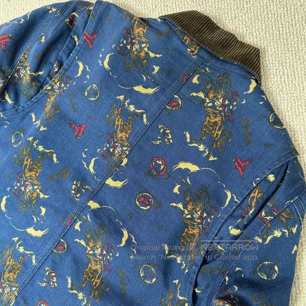 Vintage Calee Denim Pattern Western Jacket. Size US M / EU 48-50 / 2 - 4 Thumbnail