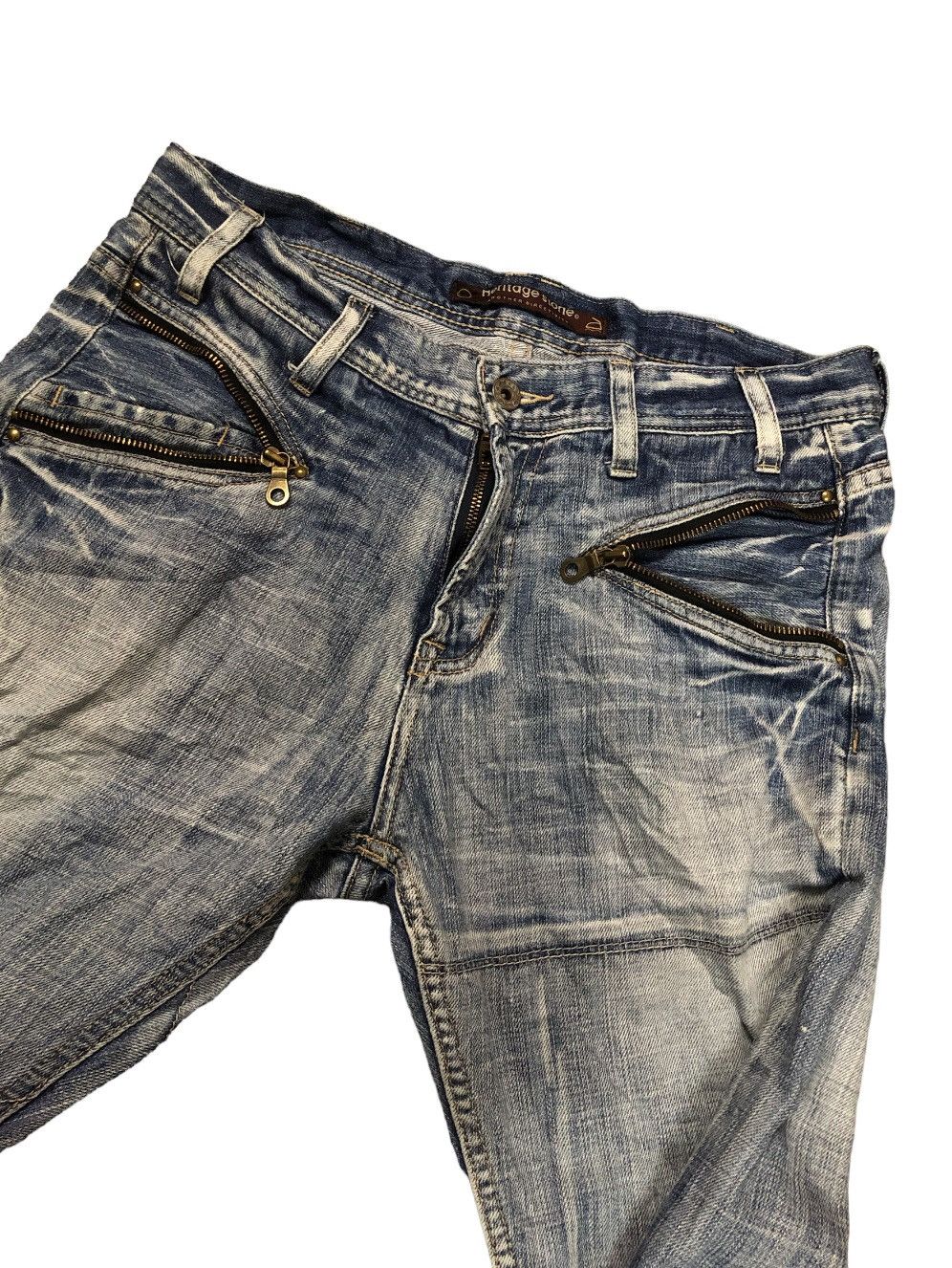 If Six Was Nine × Japanese Brand × Le Grande Bleu (L.G.B.) VINTAGE JAPANESE BRAND HERITAGE STONE DENIM JEANS Size US 32 / EU 48 - 8 Thumbnail