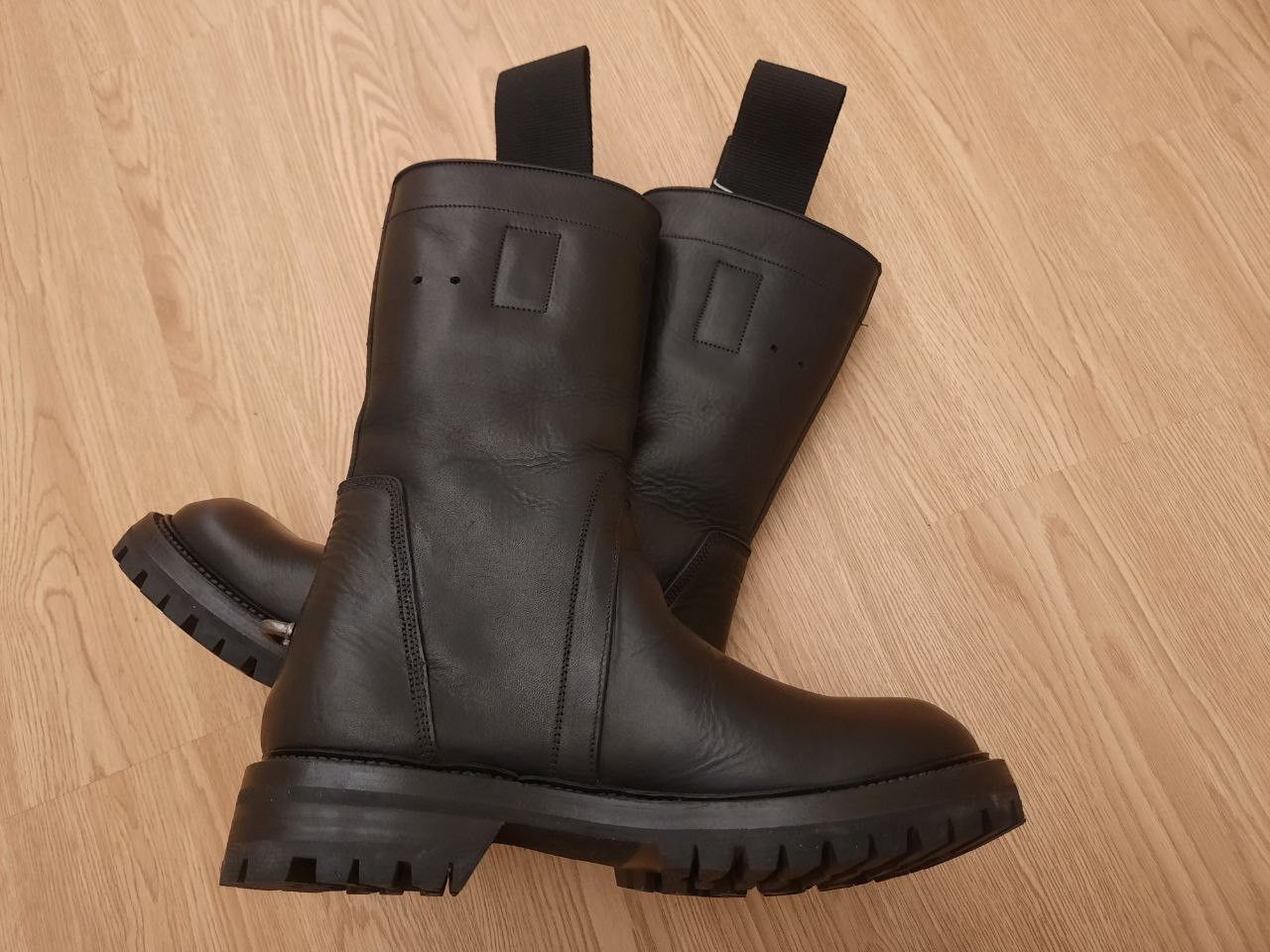 Rick Owens *New* SS16 Cyclops Goodyear Sole Biker Boots Size US 7 / EU 40 - 5 Thumbnail