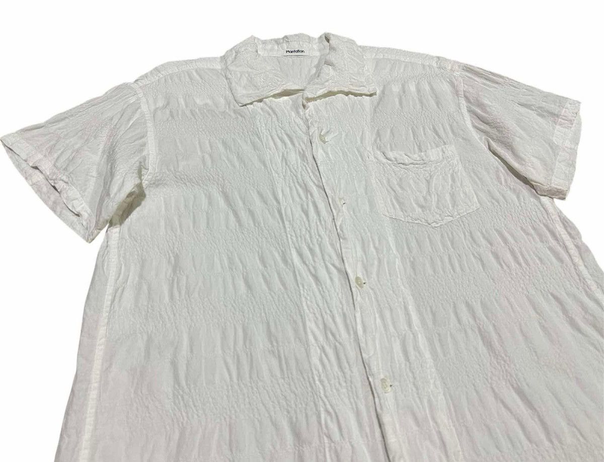 Issey Miyake 🔥Vintage Plantation Issey Miyake Wrinkled Shirt Size US M / EU 48-50 / 2 - 4 Thumbnail