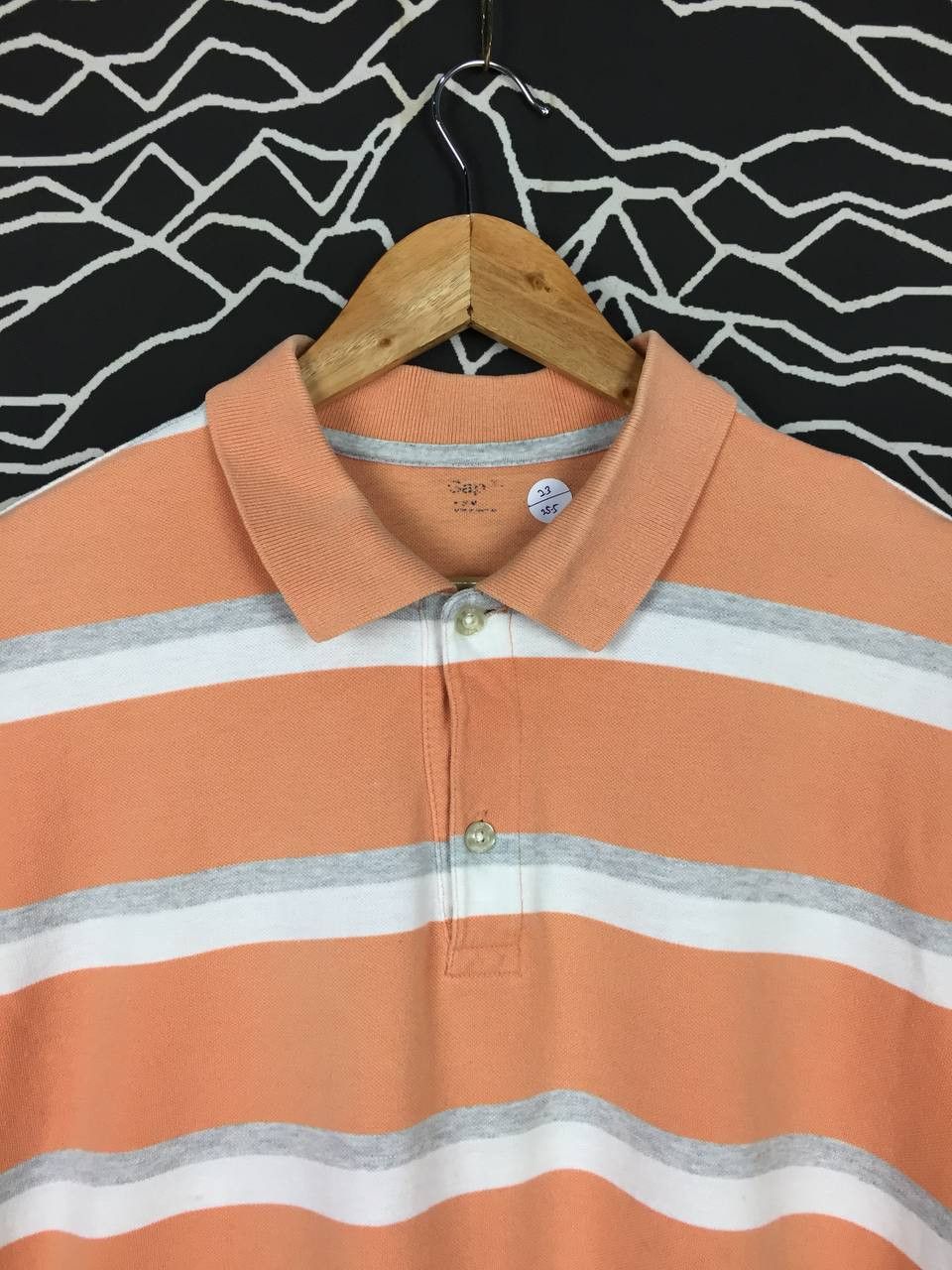 Gap × Vintage GAP Casual Essential Striped Polo Tee Size US XL / EU 56 / 4 - 3 Thumbnail