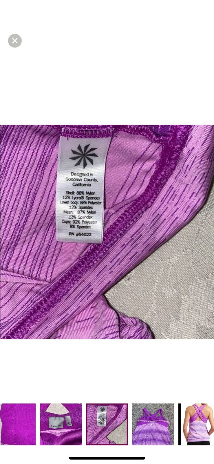 Athleta Athleta medium stride crunch and punch tank top Size M / US 6-8 / IT 42-44 - 7 Thumbnail