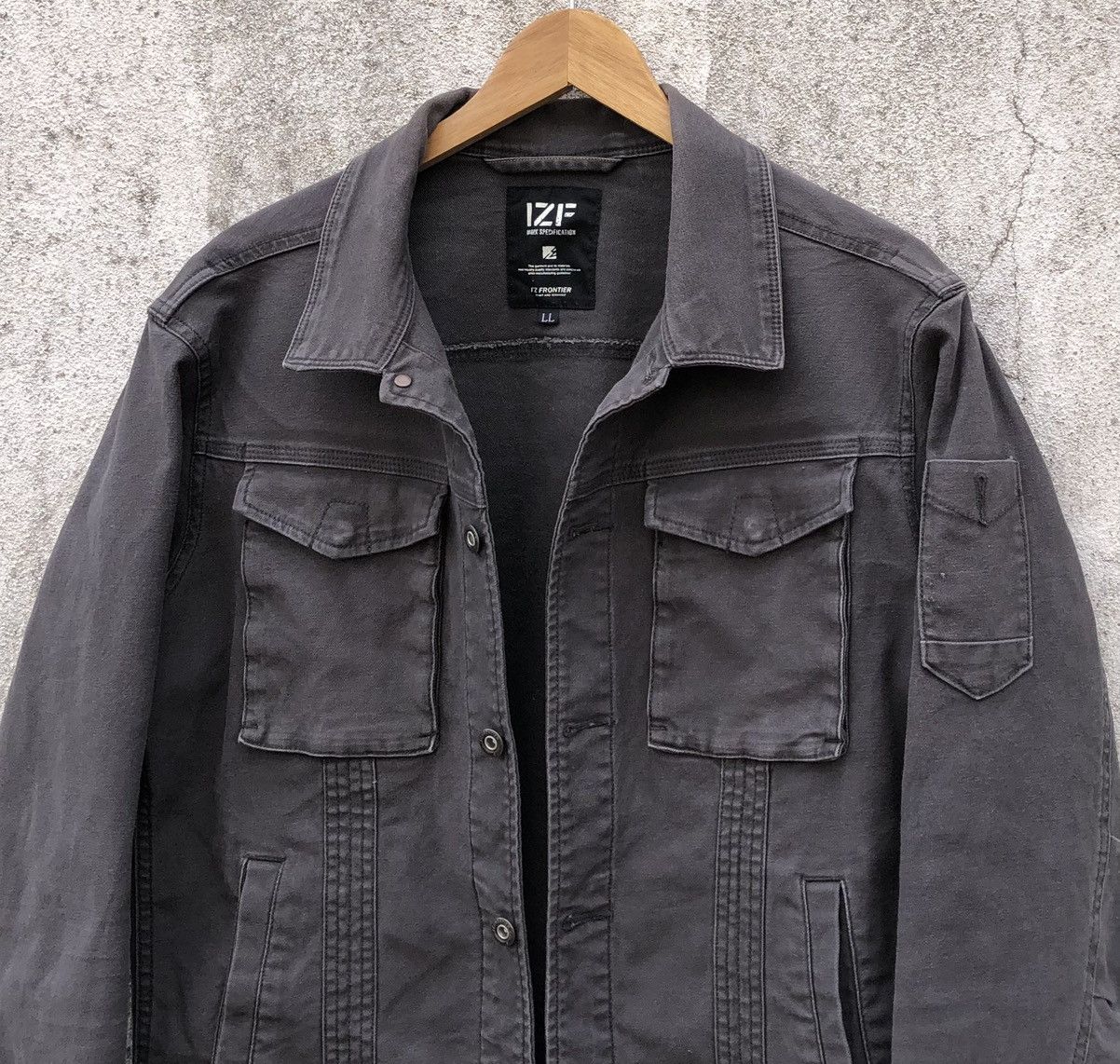 Vintage Vintage IZF Model No.7900 Stretchable Faded Jacket Size US M / EU 48-50 / 2 - 3 Thumbnail
