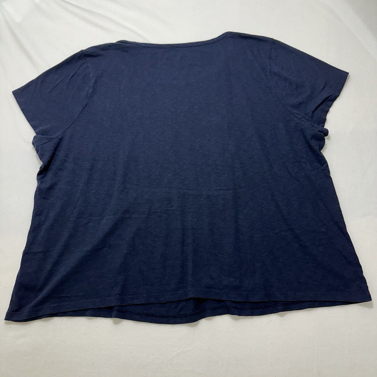 Other Talbots 3XP Blue Cotton Modal Blend Short Sleeve T Shirt Size 3XL / US 20-22 - 9 Thumbnail