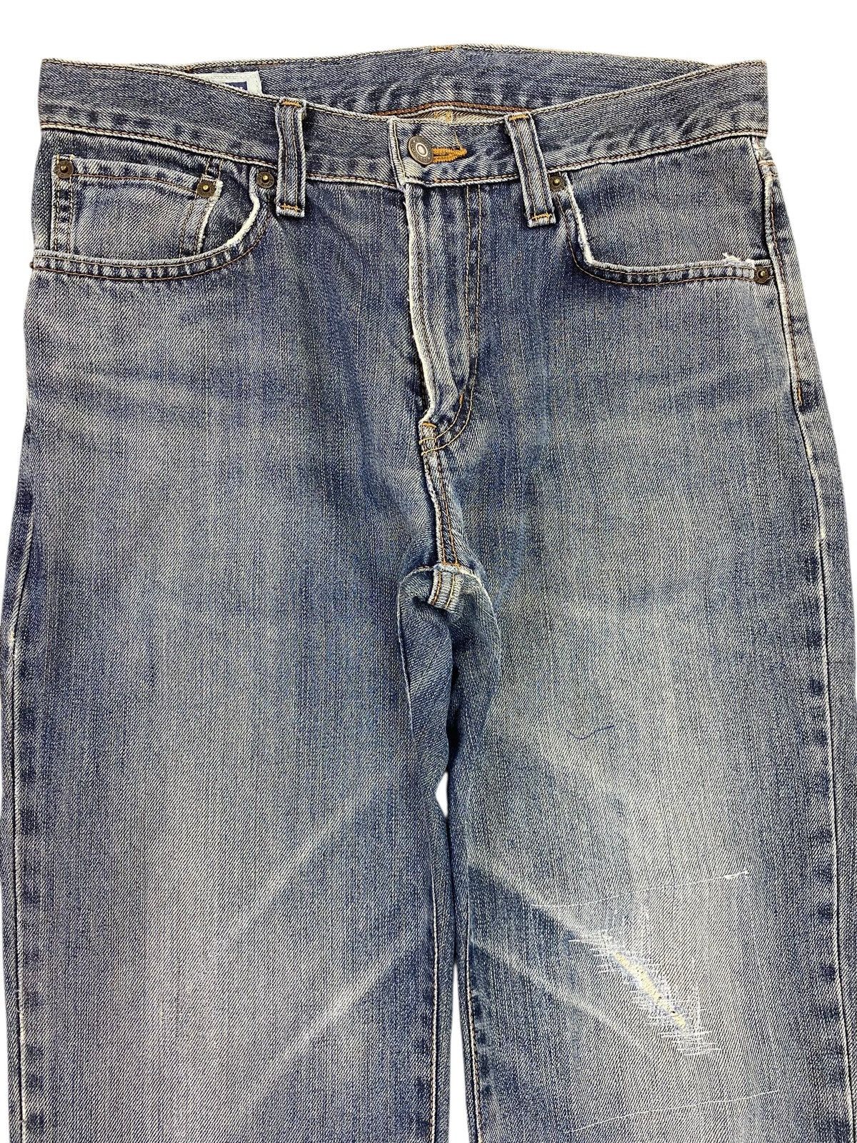Edwin Edwin Light Wash Whiskered Straight Leg Style Jeans Size US 31 - 2 Thumbnail