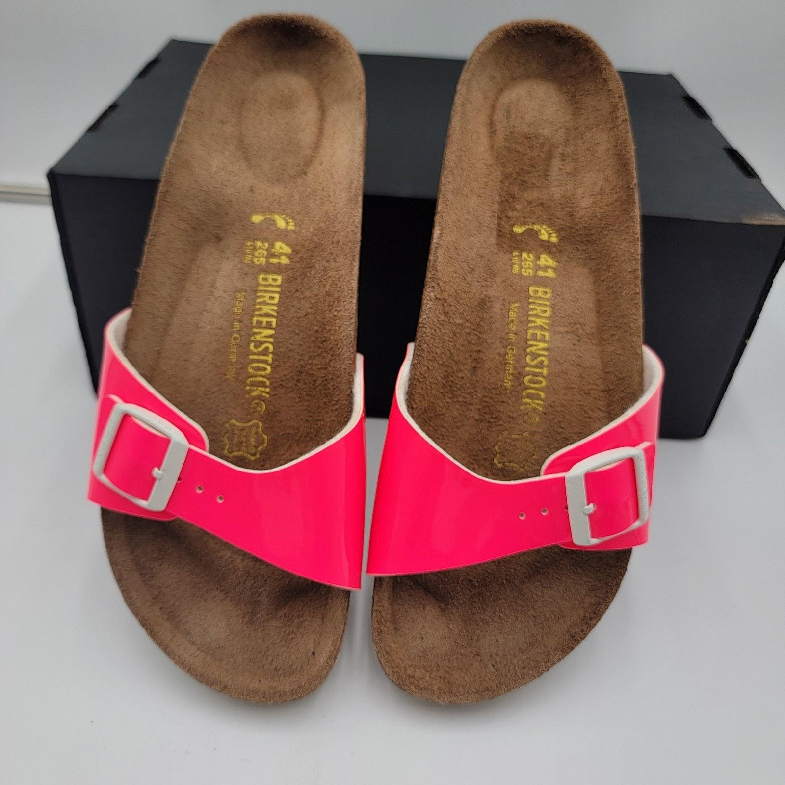 Birkenstock Birkenstock Madrid Shoes Womens Sz 11 41 Pink Patent Sandals Size US 10 / IT 40 - 3 Thumbnail