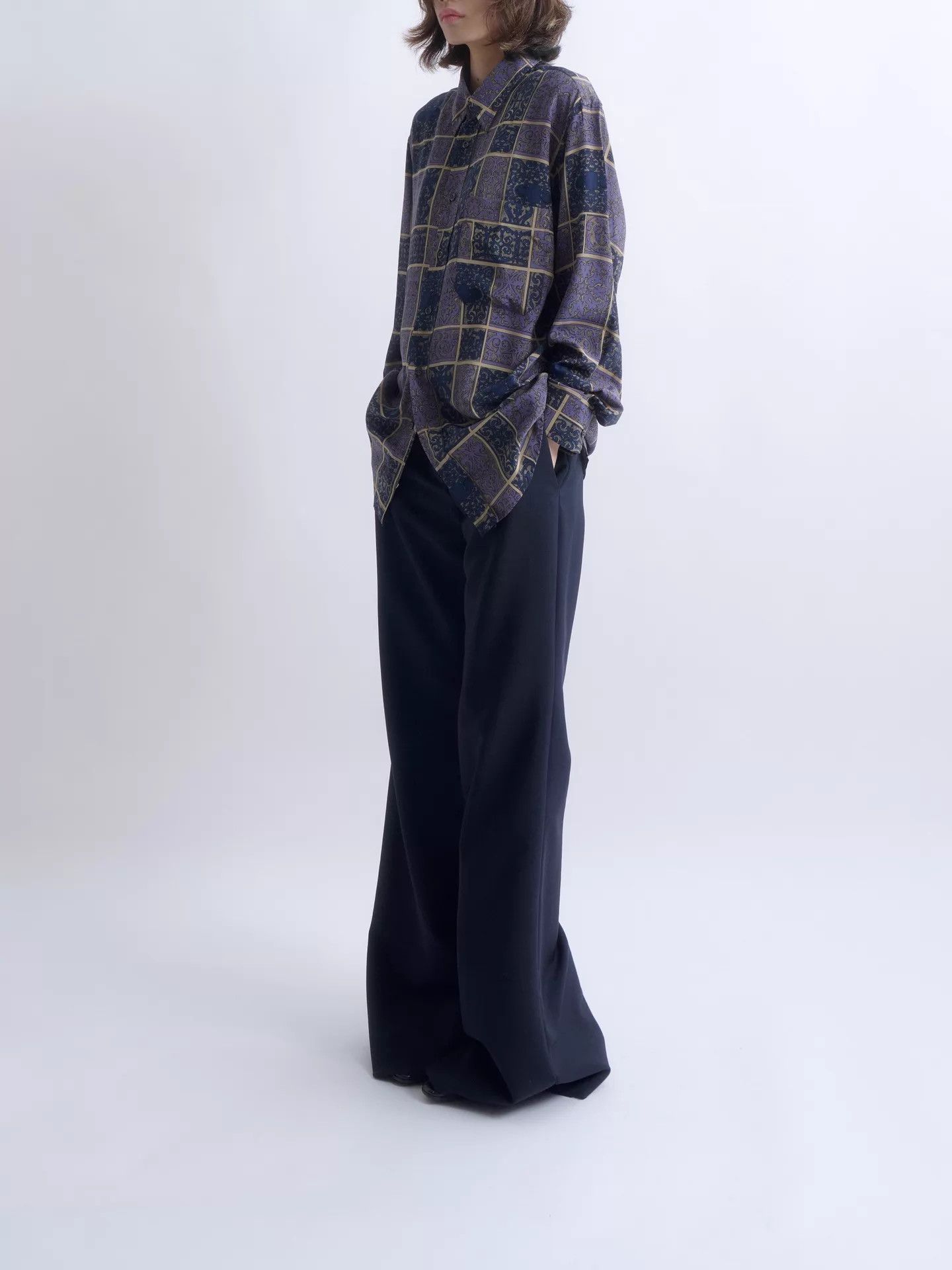 Givenchy Givenchy 90s Baroque Patchwork Silk Shirt Unisex Size US M / EU 48-50 / 2 - 3 Thumbnail