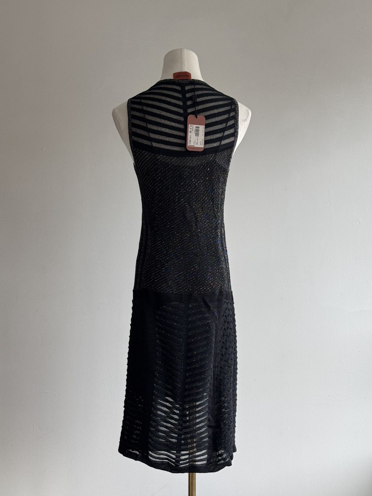 Missoni New Missoni sheer black knit metallic shell dress sz 40 Size S / US 4 / IT 40 - 2 Thumbnail