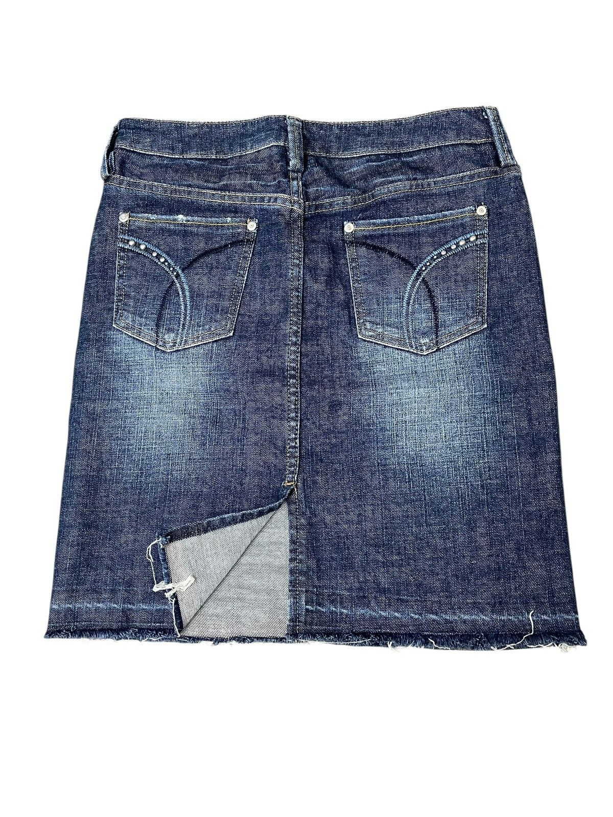 Japanese Brand Vintage Flash Report Mini Skirt Streetwear Size 29" - 3 Thumbnail