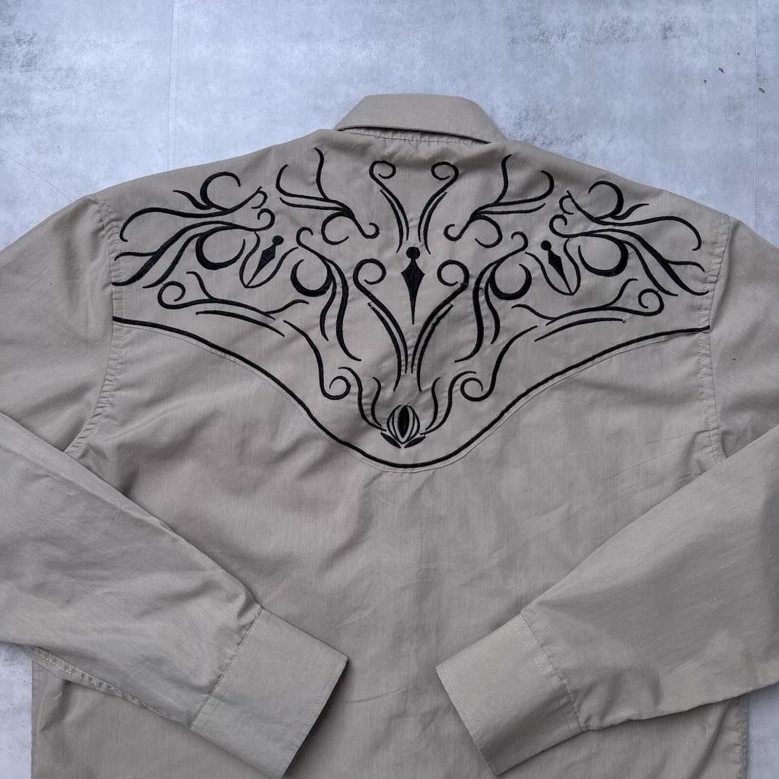 Affliction Y2K Liquid West 00s Button Up Grunge shirt Size US M / EU 48-50 / 2 - 8 Thumbnail