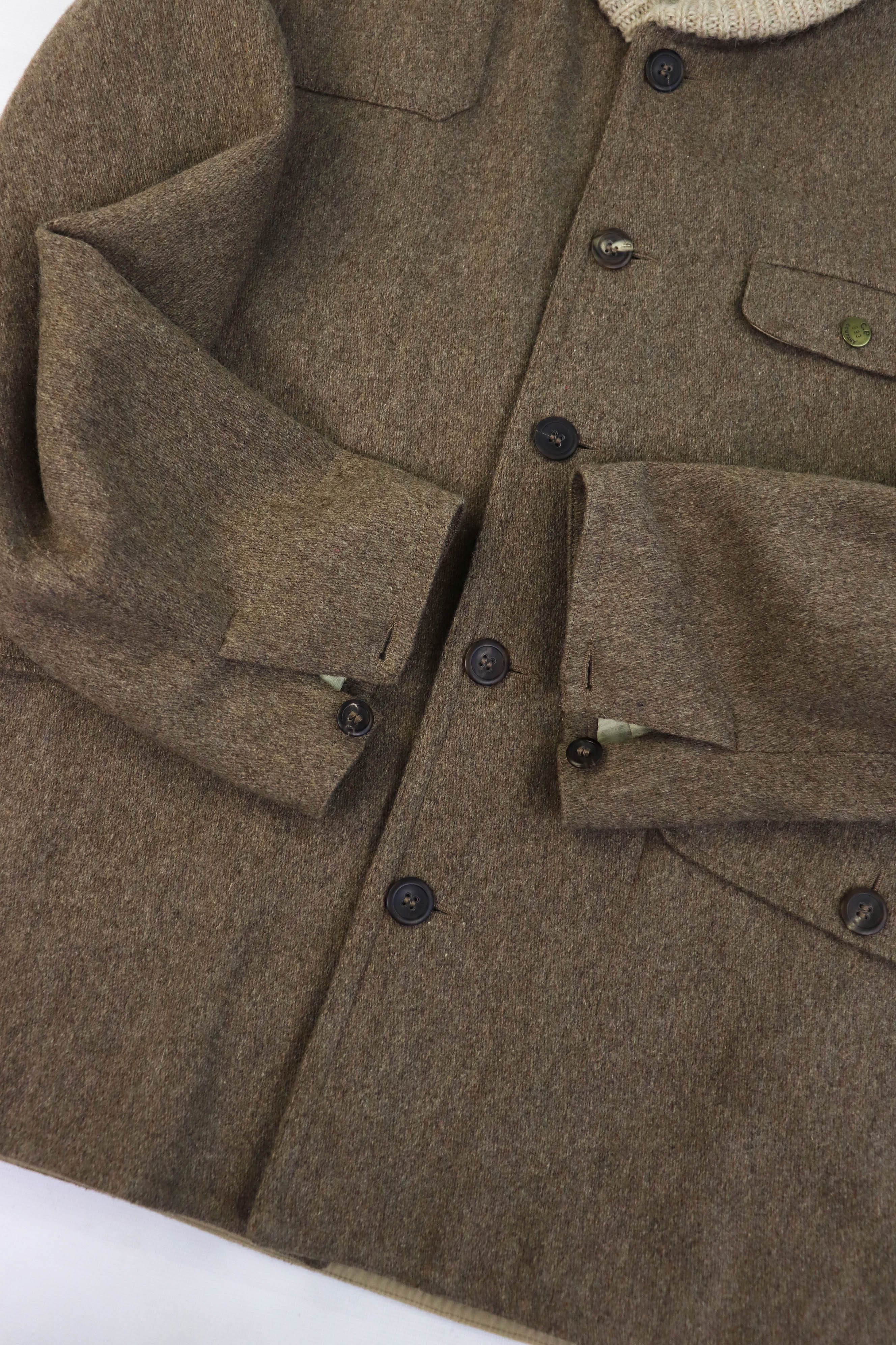 C.P. Company C.P. Company Massimo Osti 90s Vintage 1993 Wool Hunting Coat Size US L / EU 52-54 / 3 - 10 Thumbnail