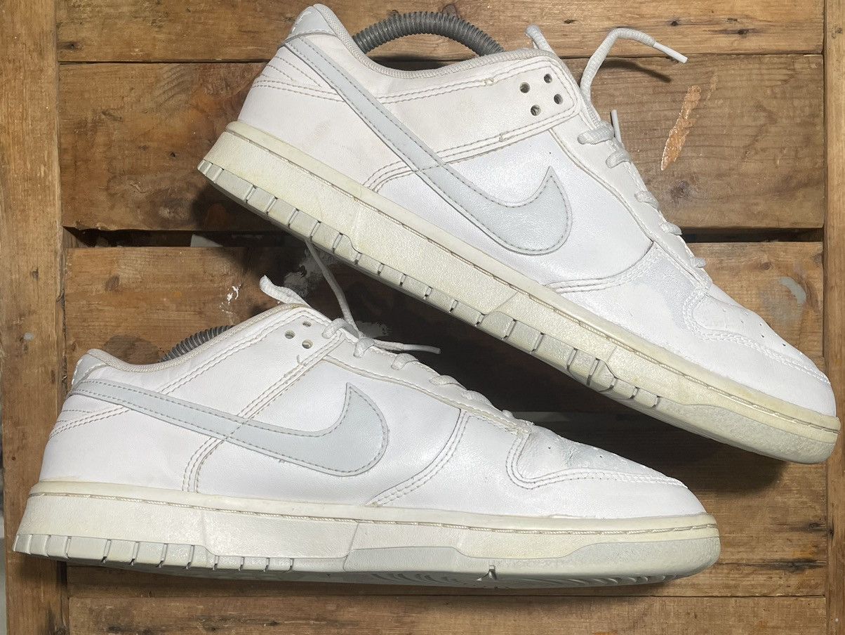 Nike Nike Dunk Low Retro White Pure Platinum Size US 9.5 / EU 42-43 - 5 Thumbnail