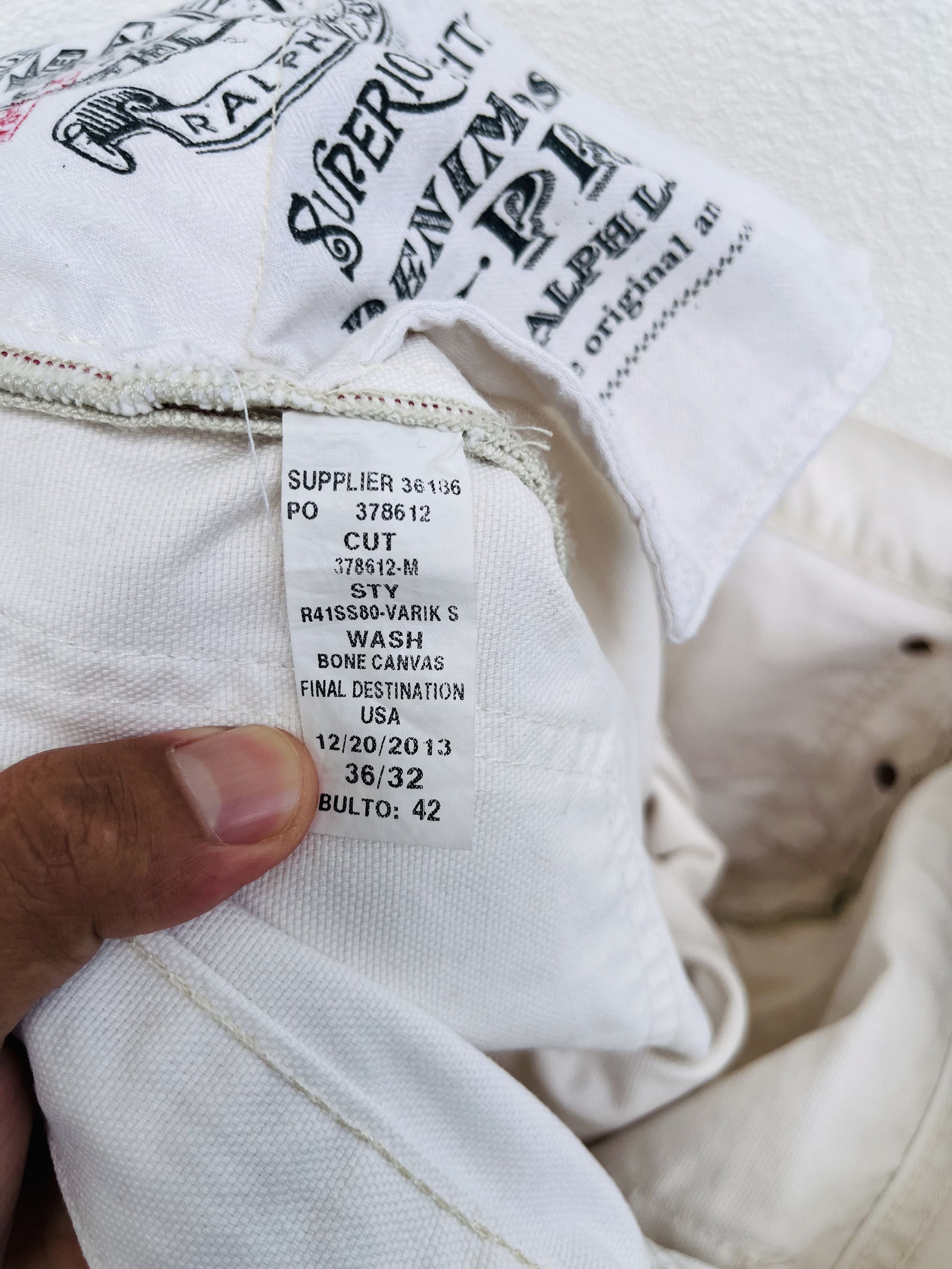 Japanese Brand × Polo Ralph Lauren × Vintage Vintage Polo Ralph Lauren White Colour Size US 37 - 14 Thumbnail