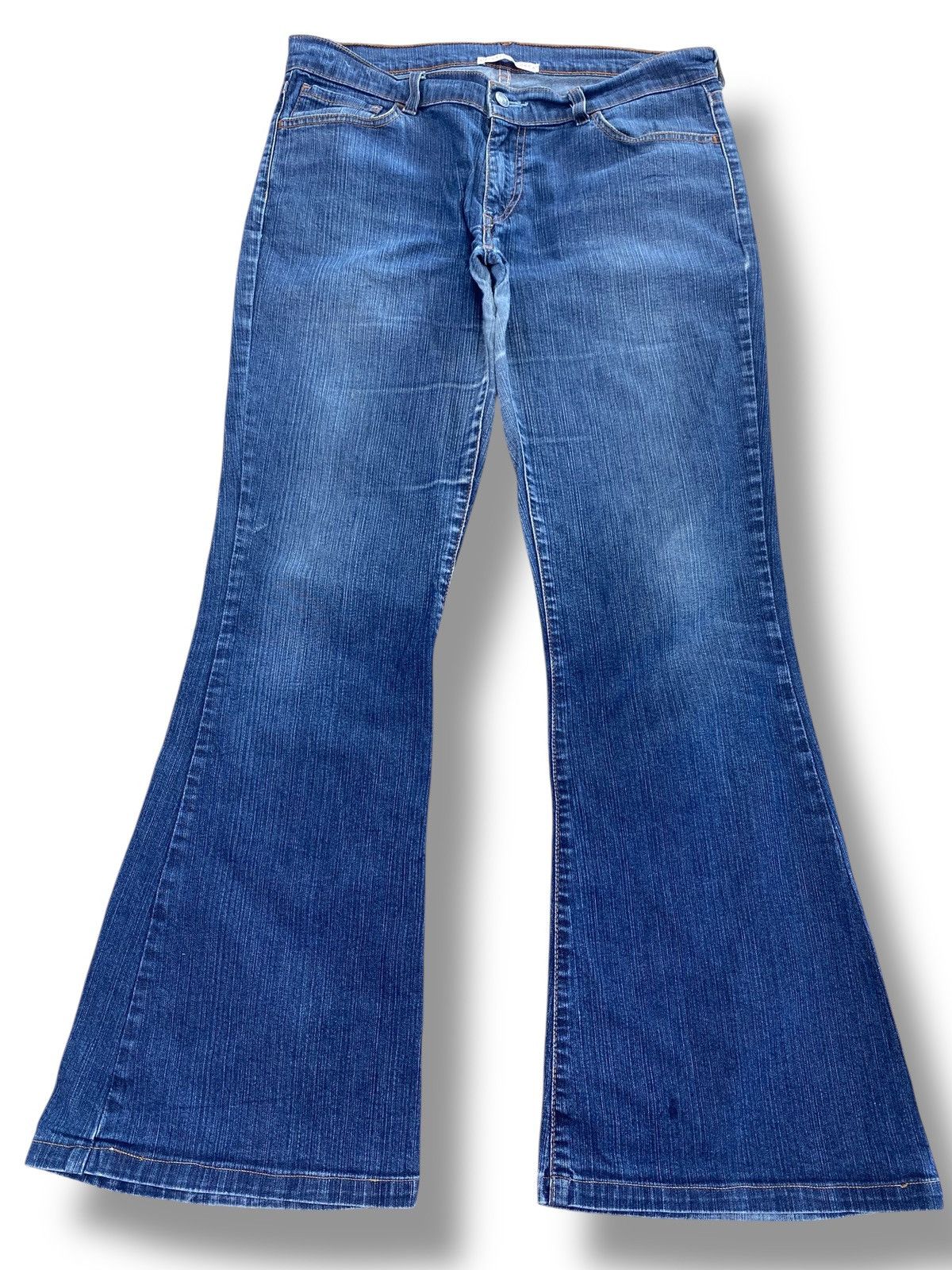 Levi's Levi’s X Cristina Llorca Faded Wash Style Flare Jeans Size US 34 / EU 50 - 1 Thumbnail