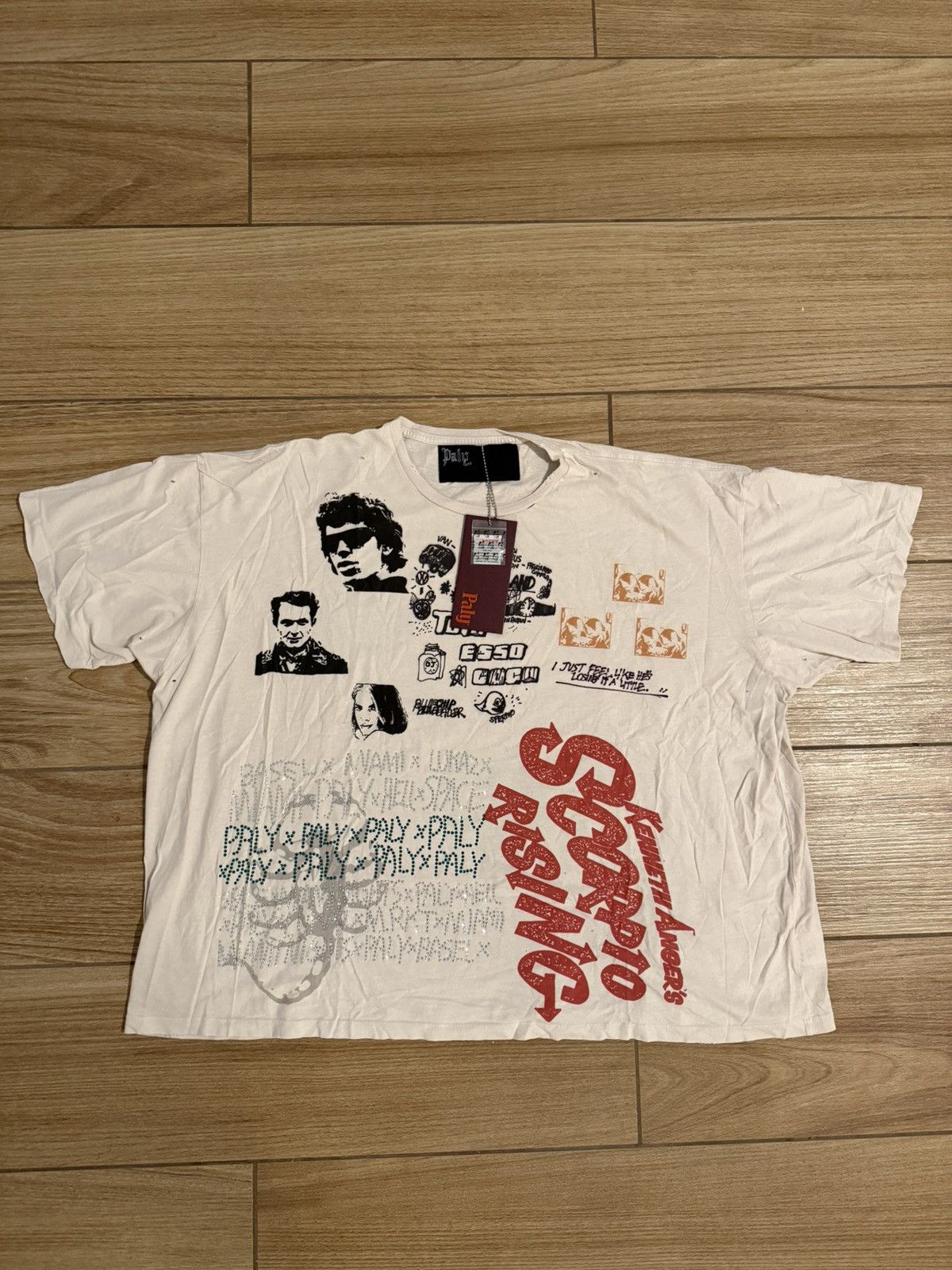 Paly Hollywood Paly Hollywood Scorpio Rising Tee - Ivory Size US XXL / EU 58 / 5 - 1 Thumbnail