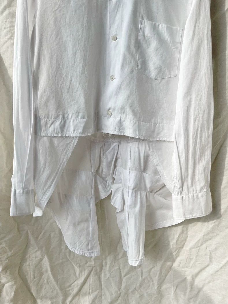 Comme des Garcons Comme Des Garcons Long Sleeve Shirt Gold Ingot Neck Top wi Size S / US 4 / IT 40 - 4 Thumbnail