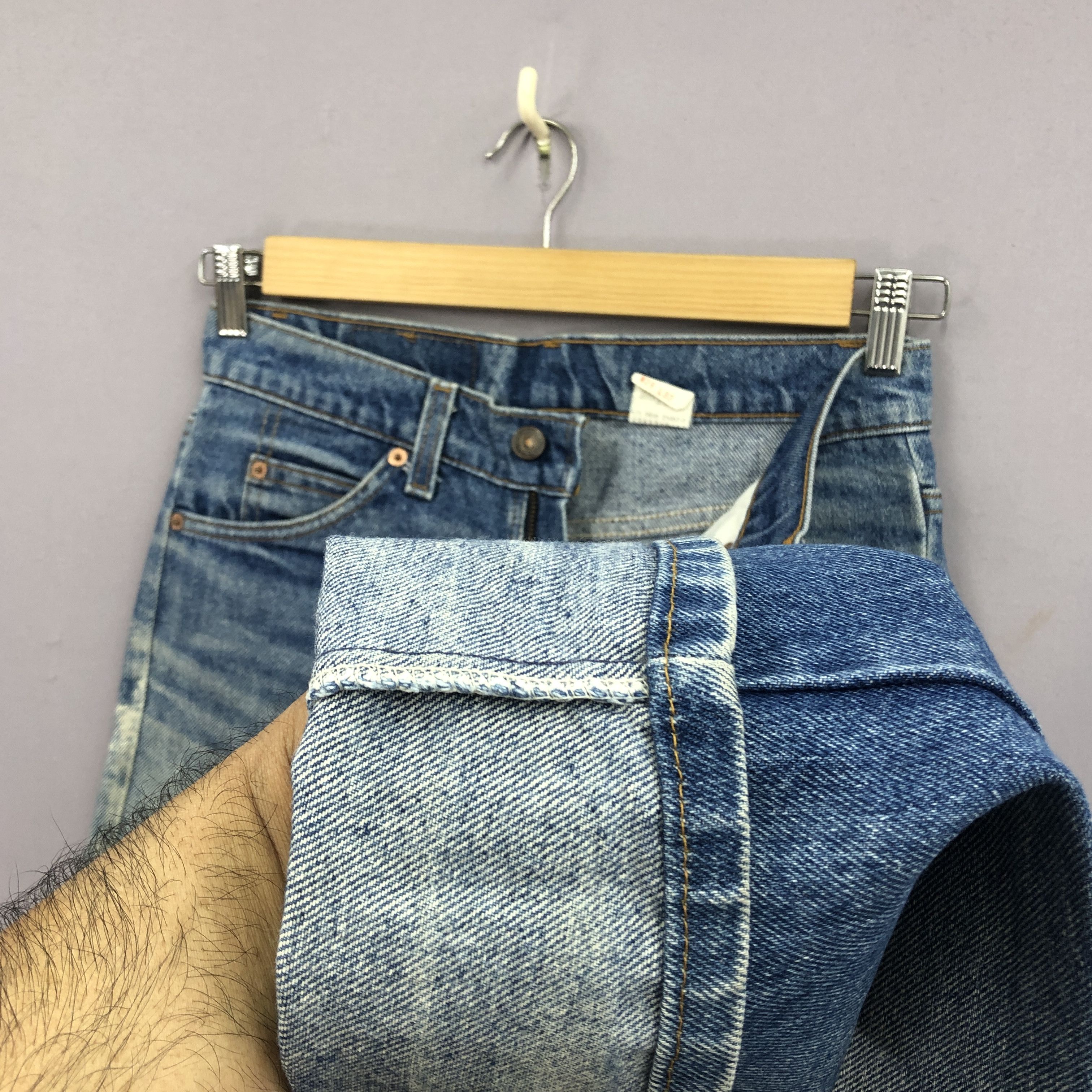 Levi's × Vintage Vintage Levis 517 Faded Jeans Levi's Flare Bell Bottom Denim Size 28" / US 6 / IT 42 - 8 Thumbnail