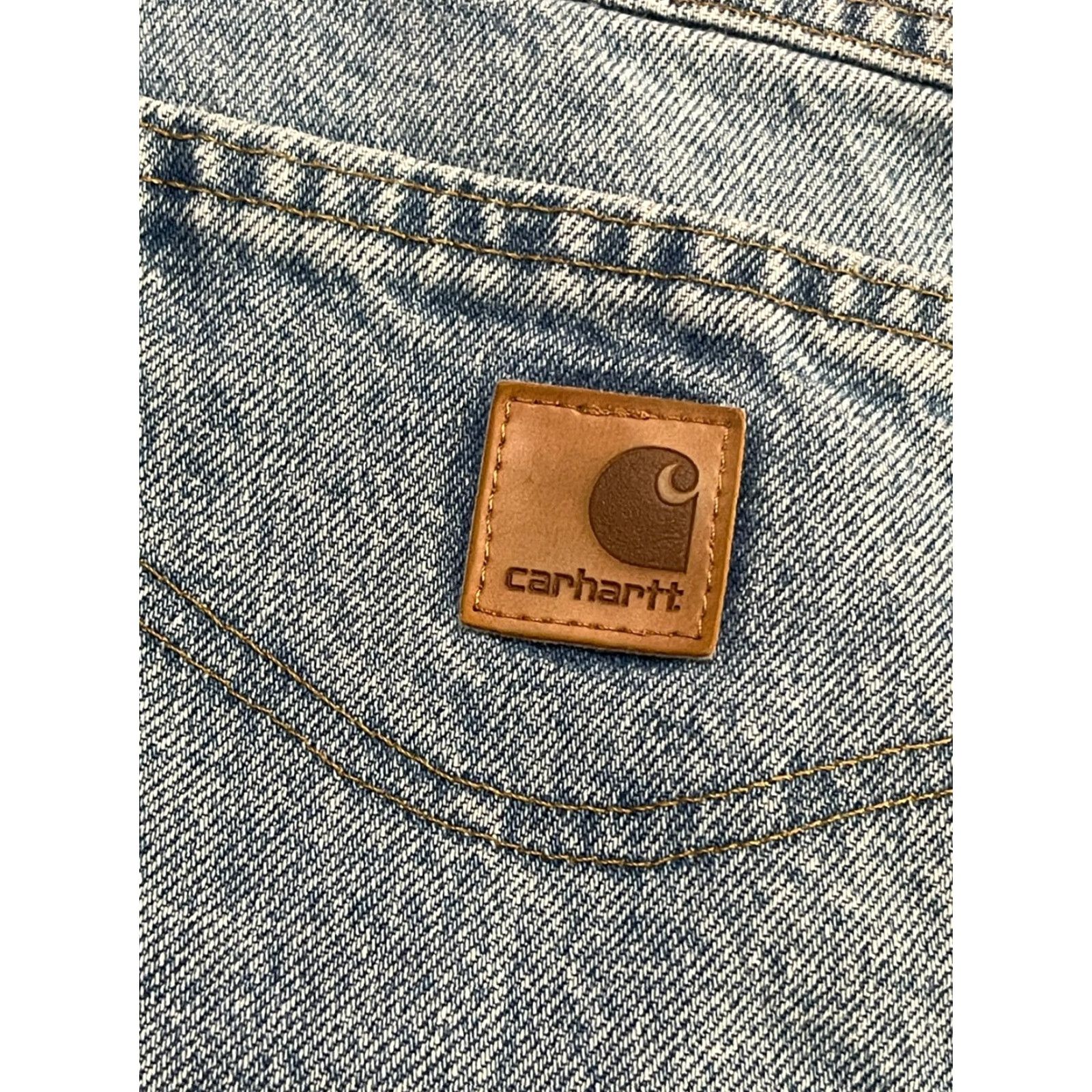 Carhartt Carhartt Jeans, Mens Size 40x30, Blue, Denim, Traditional Fit, Pockets, Straight, Regular Women? Size US 40 / EU 56 - 5 Thumbnail