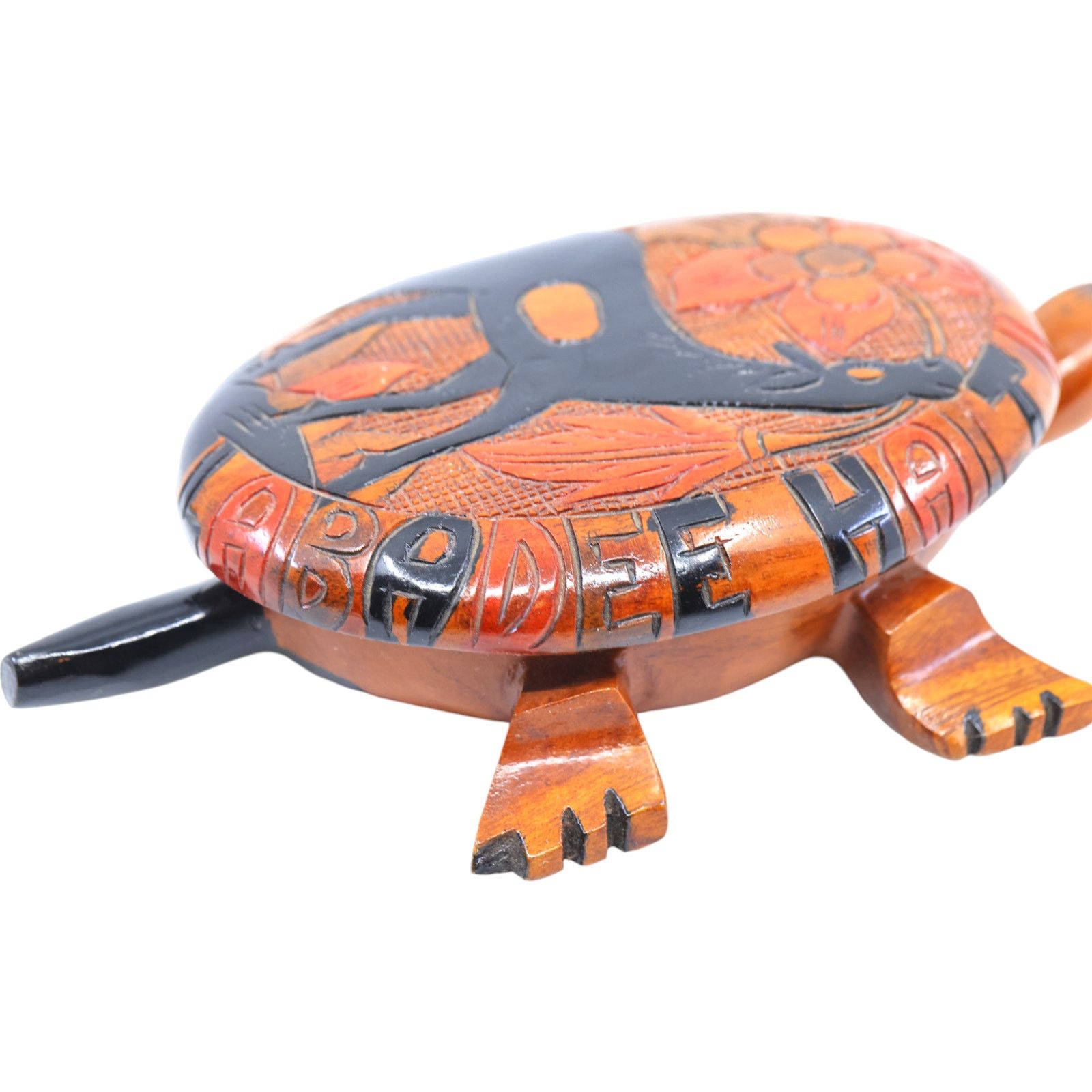 Other Labadee Haiti Wood Carved Turtle Jewelry Box Size ONE SIZE - 2 Thumbnail