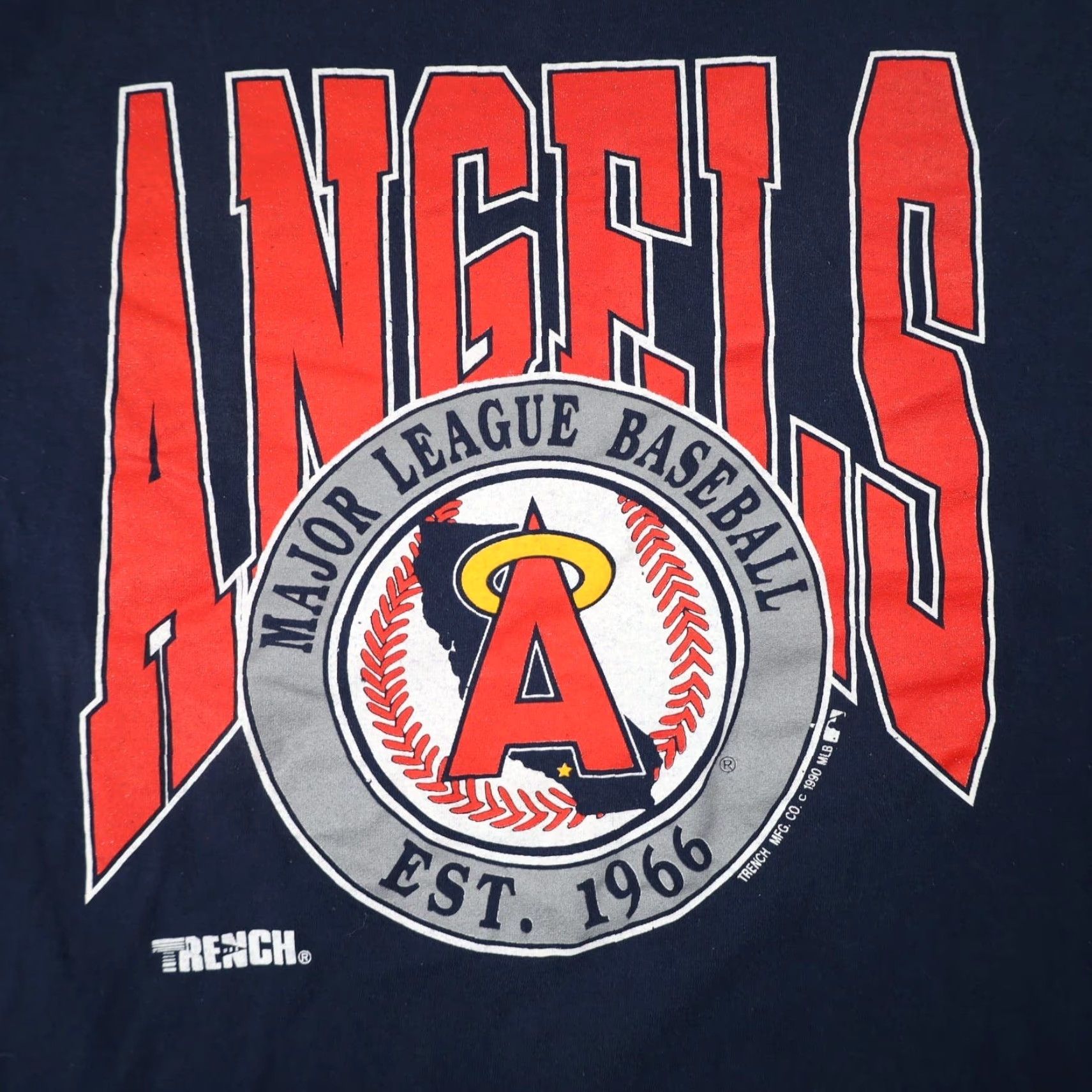 MLB VINTAGE MLB Trench California Angles Graphic T Shirt Blue XL Mens XL T-Shirt Size US XL / EU 56 / 4 - 4 Thumbnail