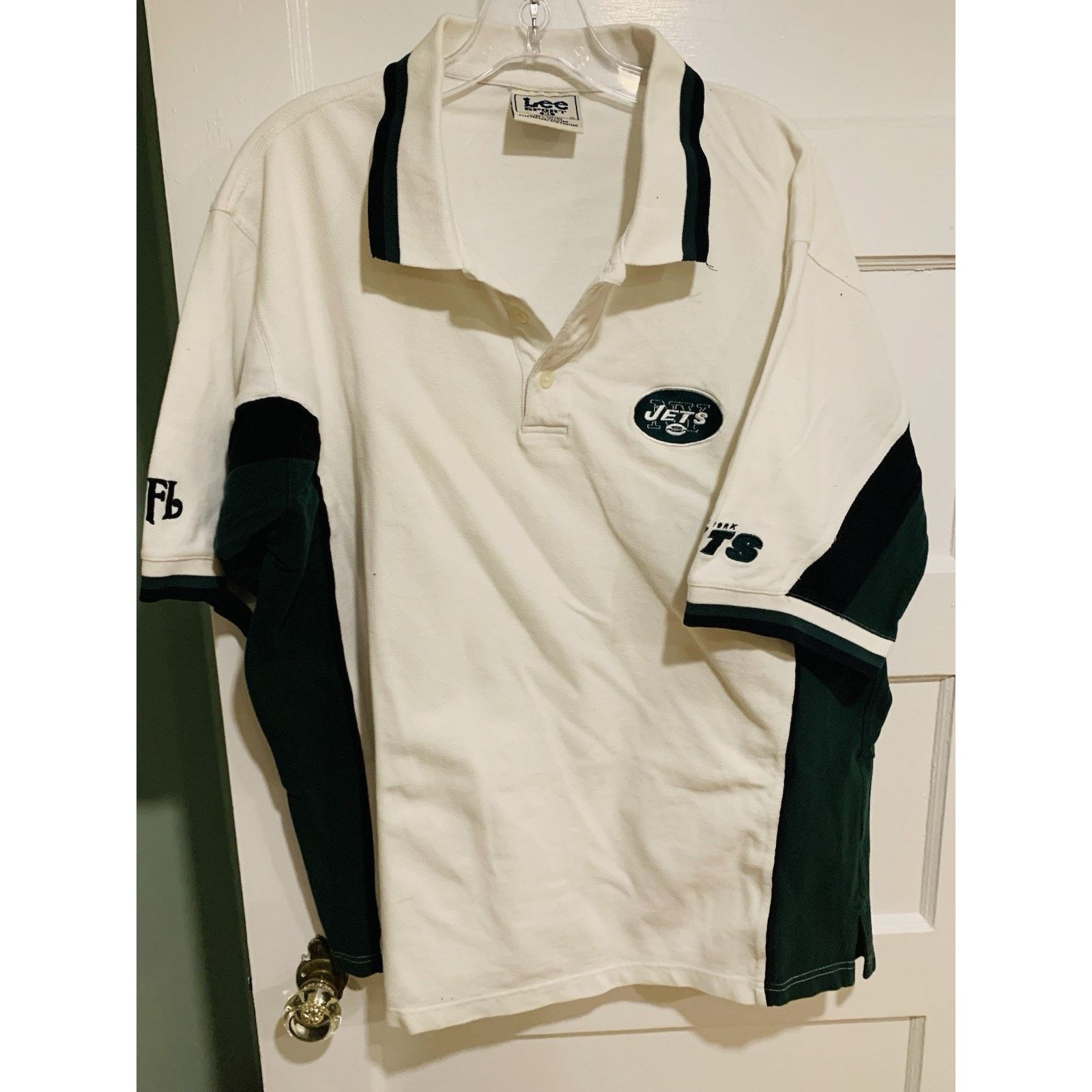 Lee New York Jets Vintage Lee Pro Line Coaches Polo Shirt XL Size US XL / EU 56 / 4 - 1 Thumbnail