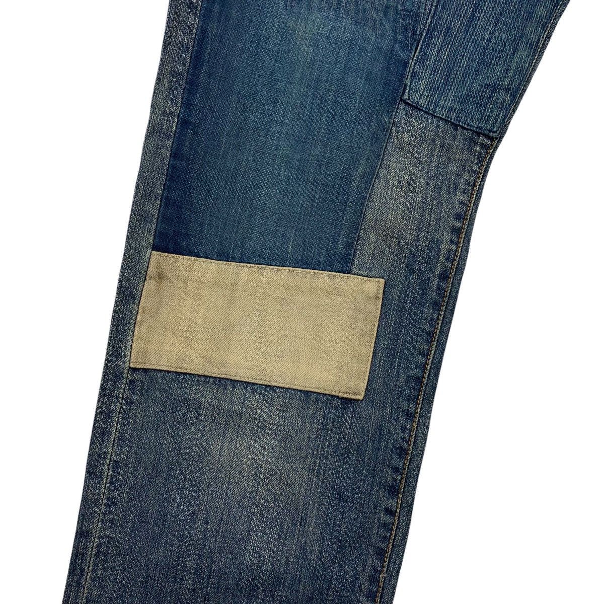 If Six Was Nine × Japanese Brand JAPANESEBRAND patchwork blue jeans Size US 30 / EU 46 - 9 Thumbnail