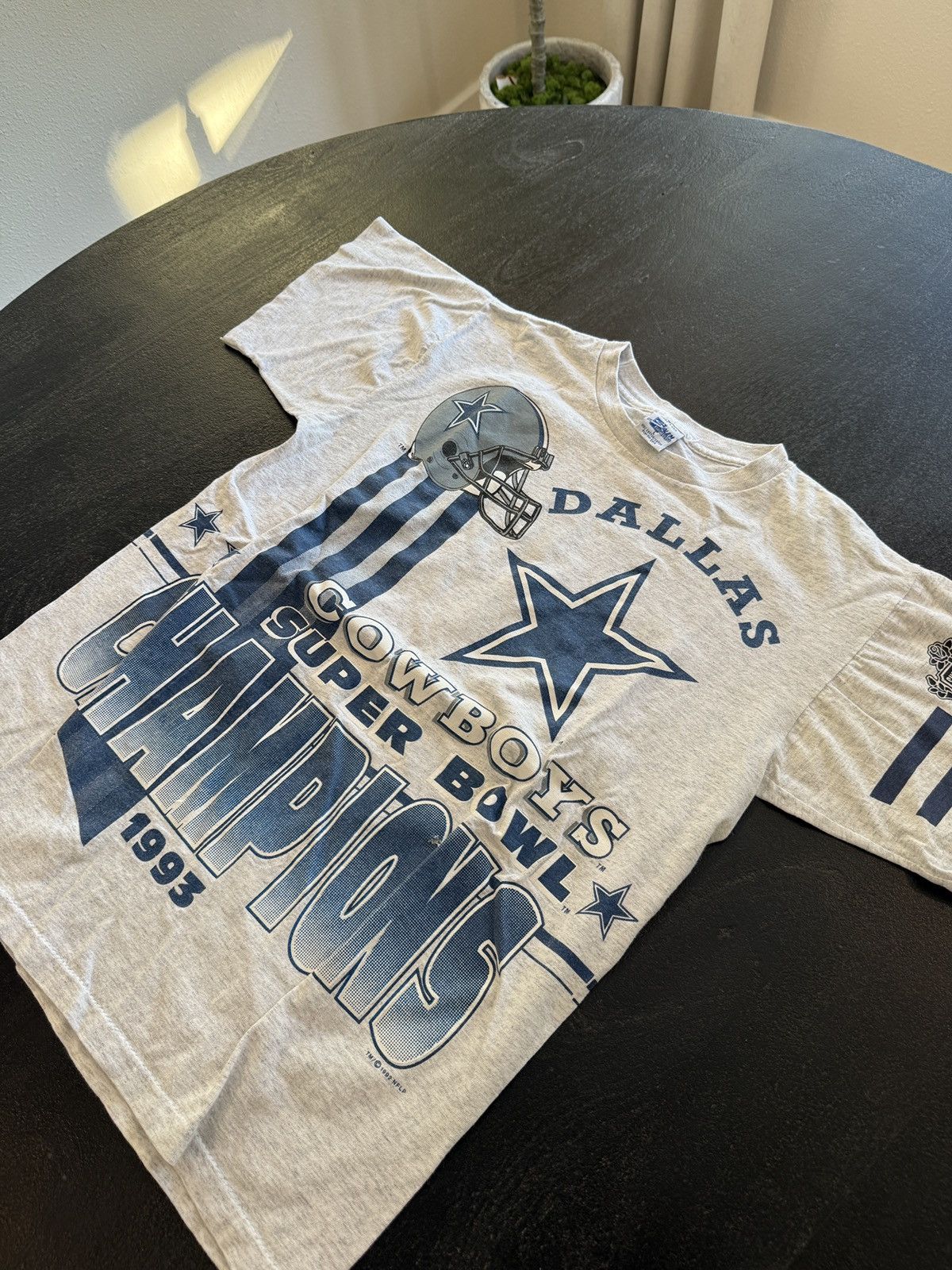 NFL Vintage Dallas Cowboys Super Bowl 1993 Rose Bowl T Shirt Size US L / EU 52-54 / 3 - 2 Thumbnail