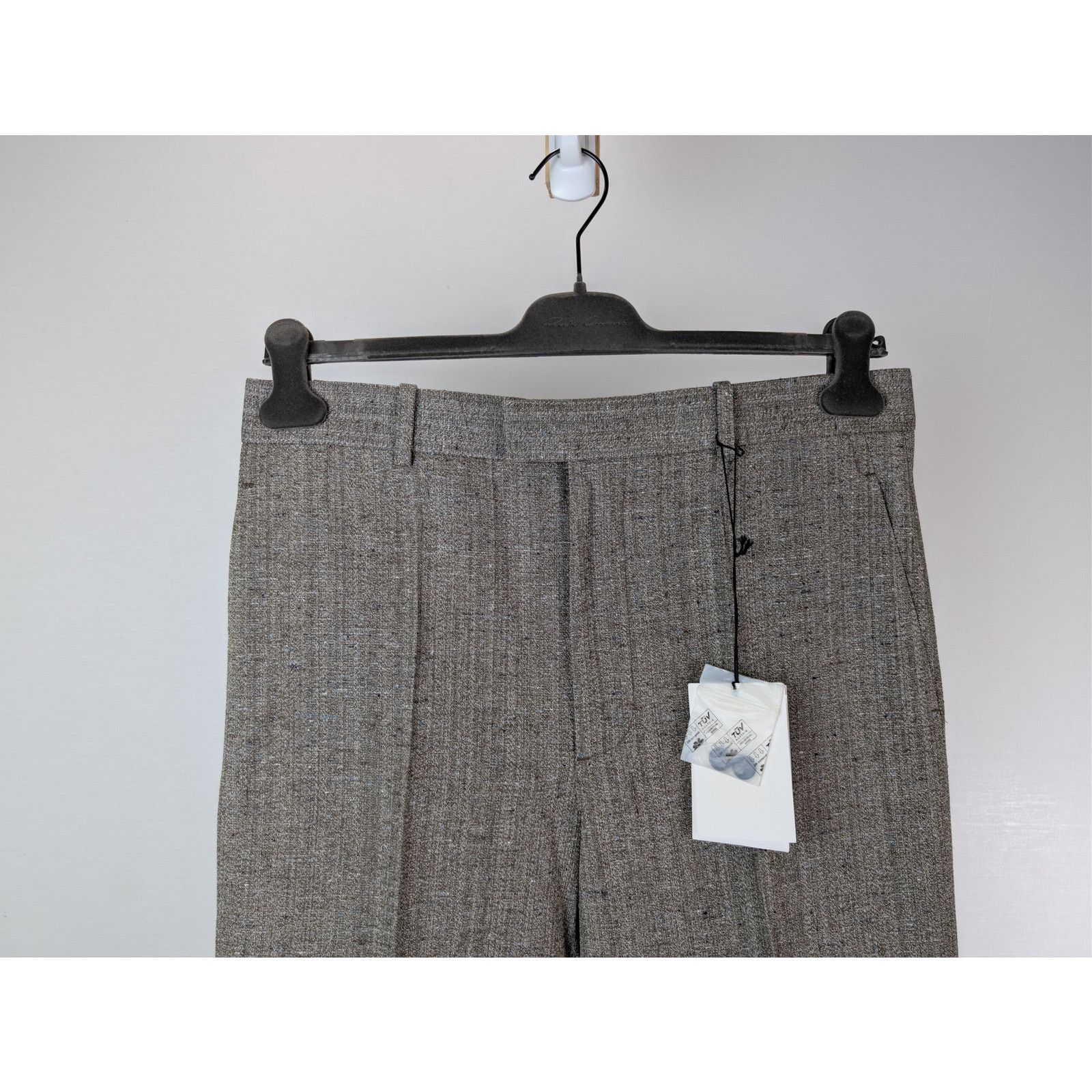 Bottega Veneta o1rshd1 Knotted Melange Viscose Silk Trousers in Multicolor Size US 36 / EU 52 - 3 Thumbnail