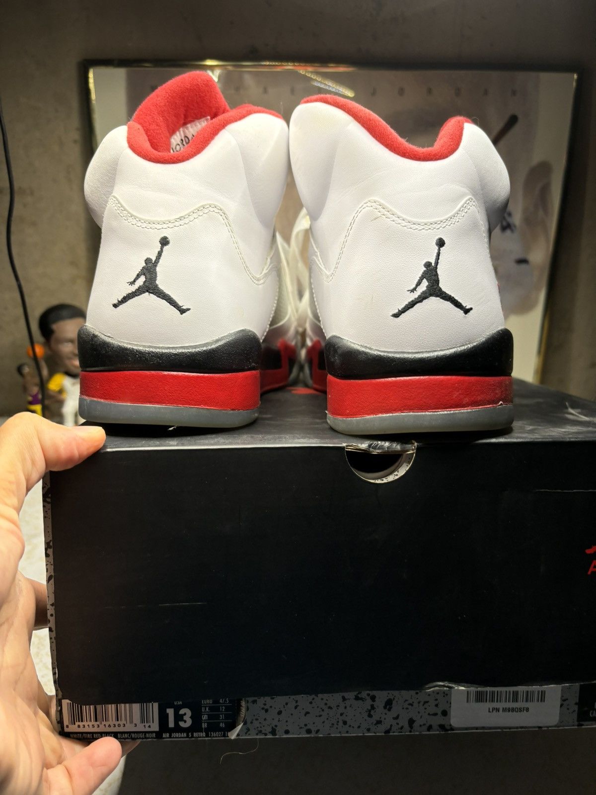 Jordan Brand Air Jordan 5 “Black tongue” Size US 13 / EU 46 - 7 Thumbnail