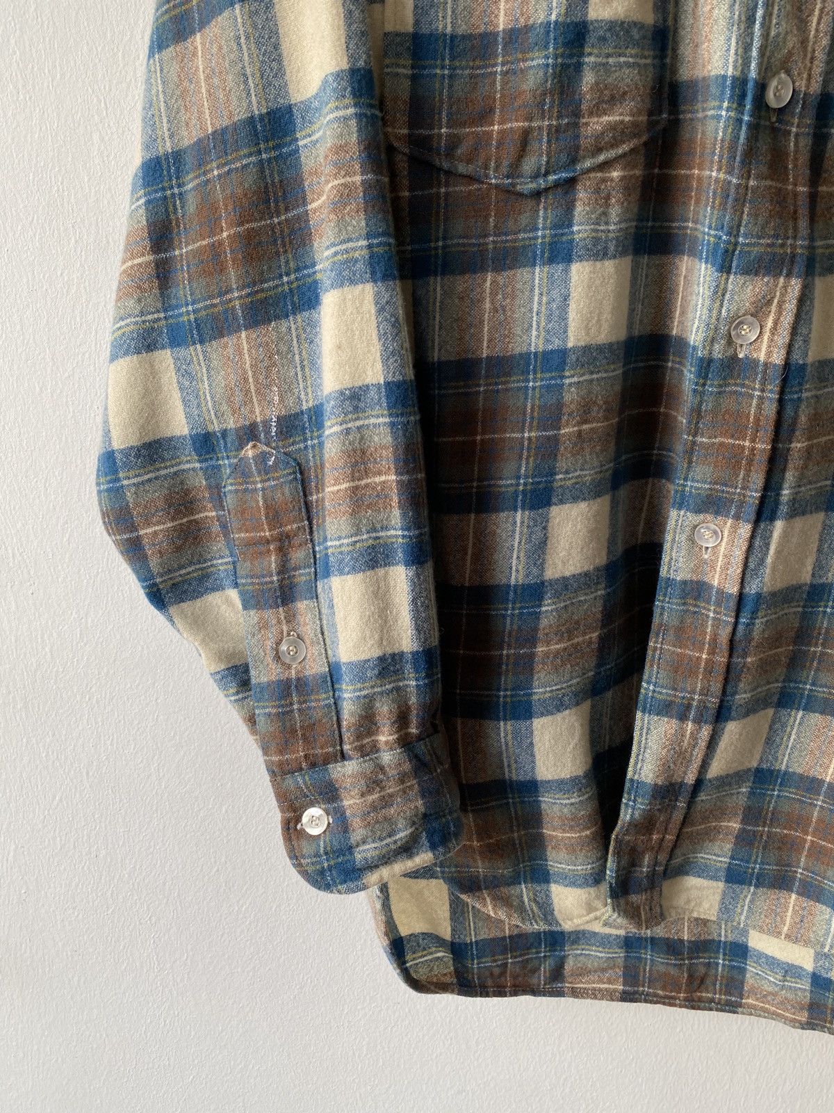 Flannel × Pendleton × Vintage Vintage 60’s Pendleton Double Pocket Virgin Wool Flannel Size US M / EU 48-50 / 2 - 6 Thumbnail