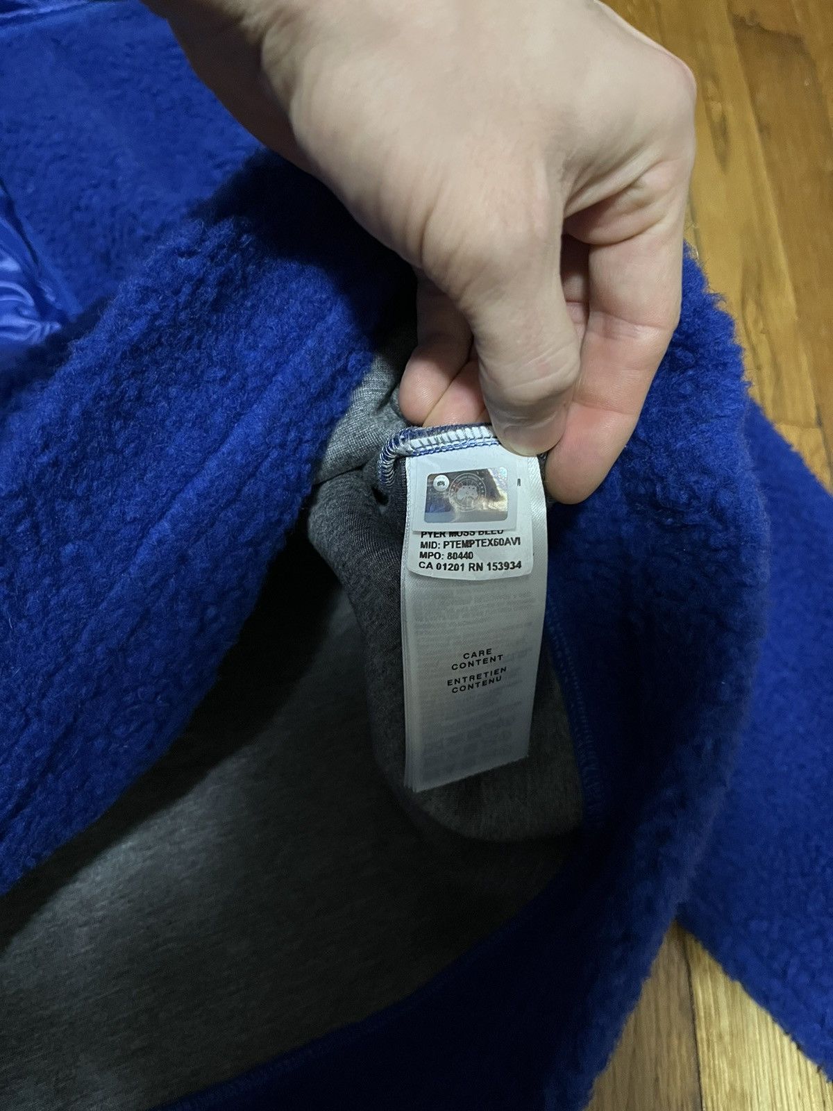 Canada Goose Canada Goose x Pyer Moss Puffer Fleece anorak CG disk blue M Size US M / EU 48-50 / 2 - 7 Thumbnail