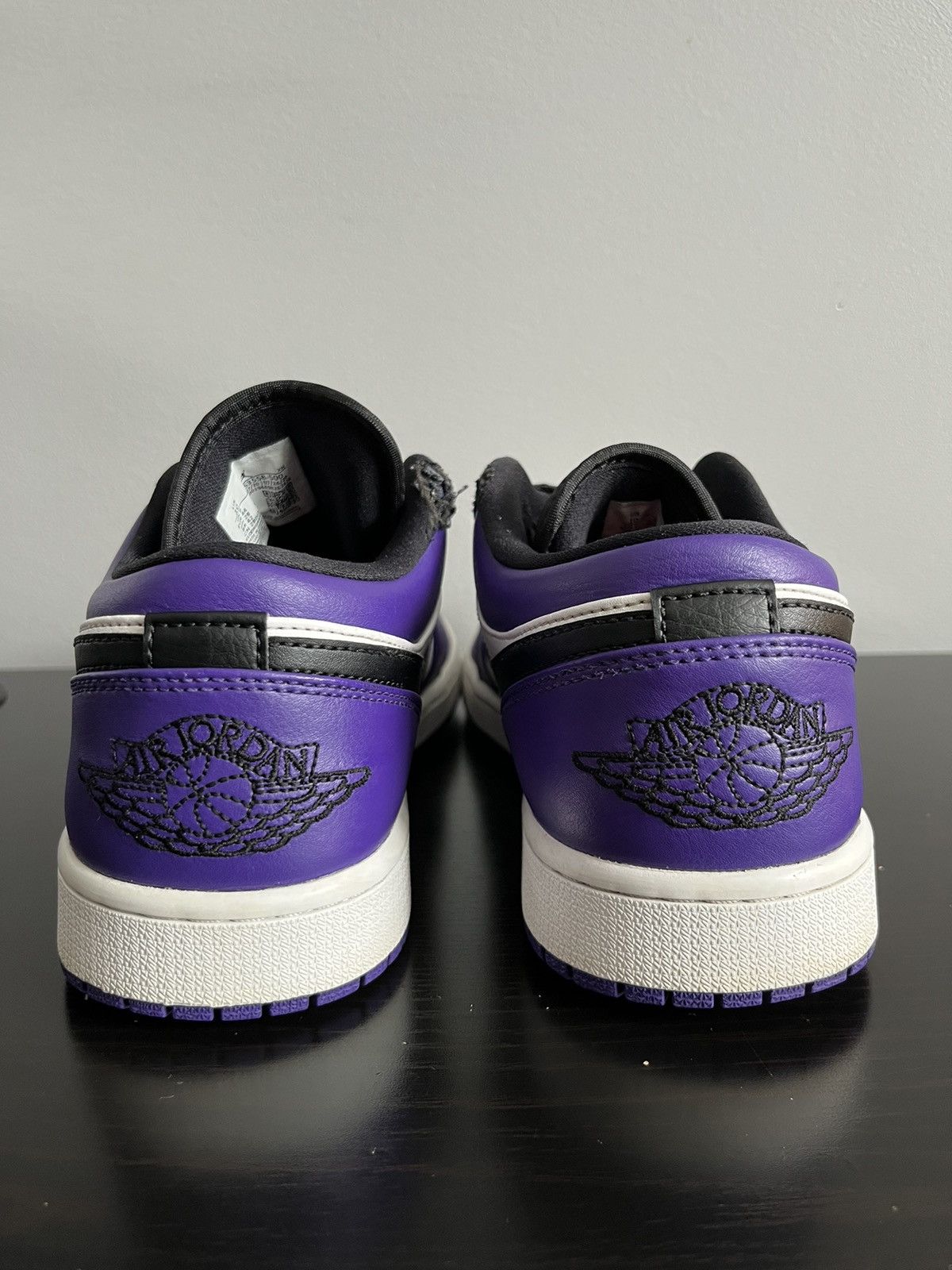 Jordan Brand Air Jordan 1 Low Court Purple Size US 10 / EU 43 - 3 Thumbnail